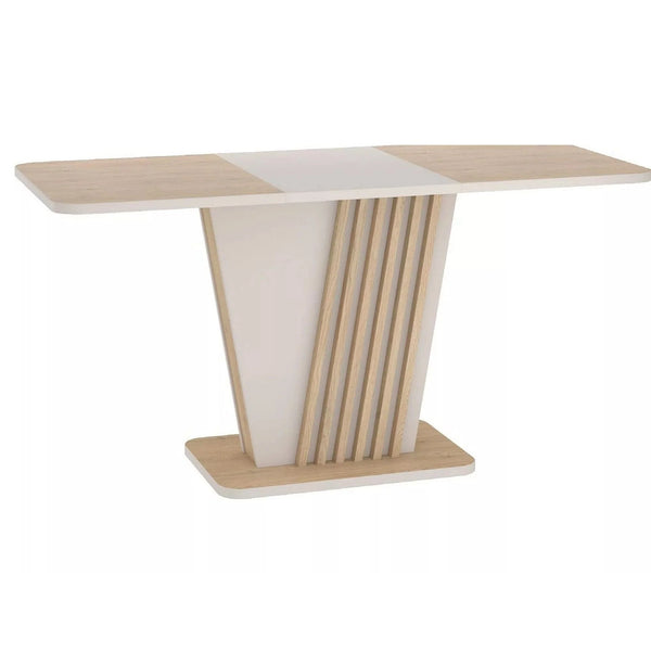 Masa extensibila NEVIO, stejar/casmir, PAL laminat, 125/170x75x76 cm