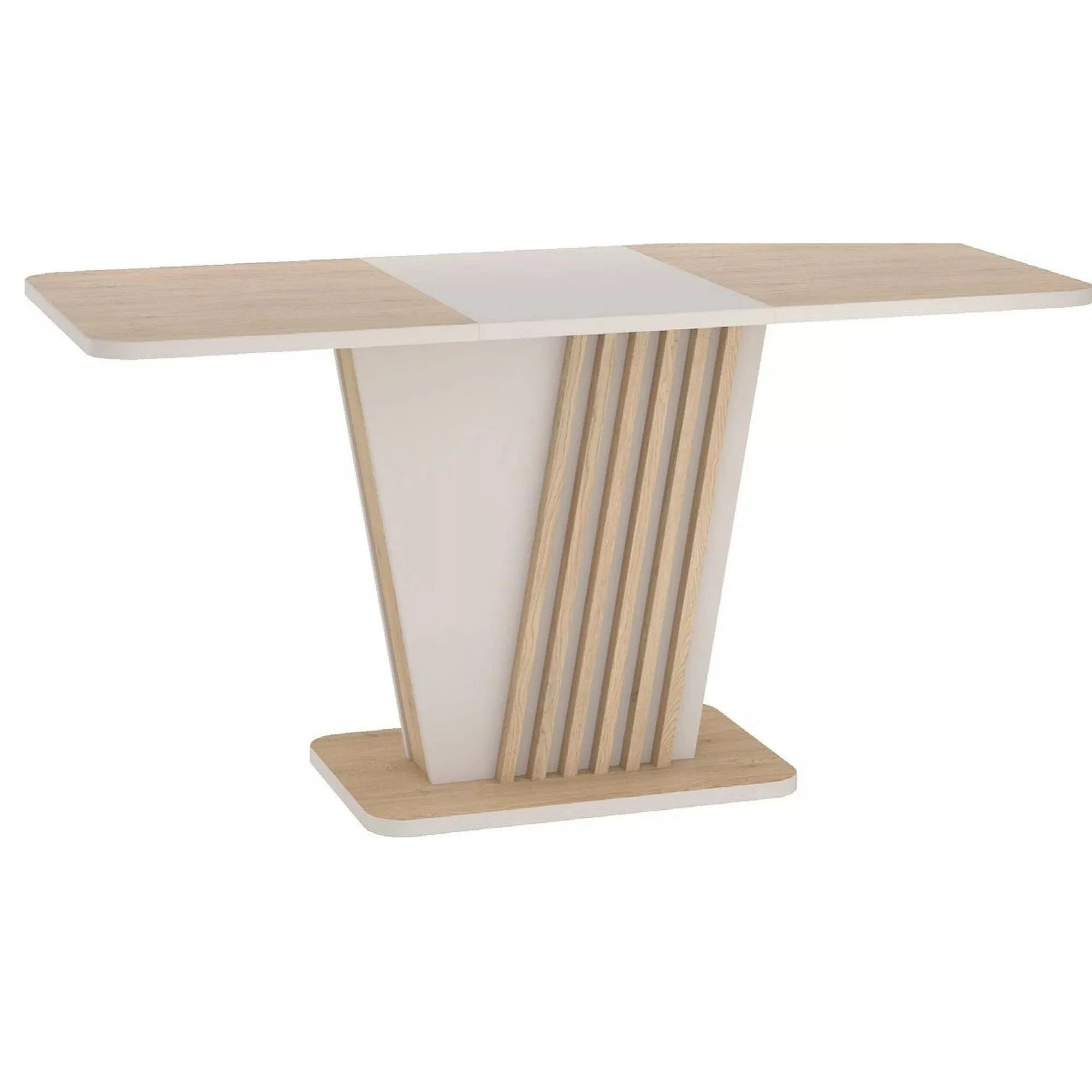 Masa extensibila NEVIO, stejar/casmir, PAL laminat, 125/170x75x76 cm