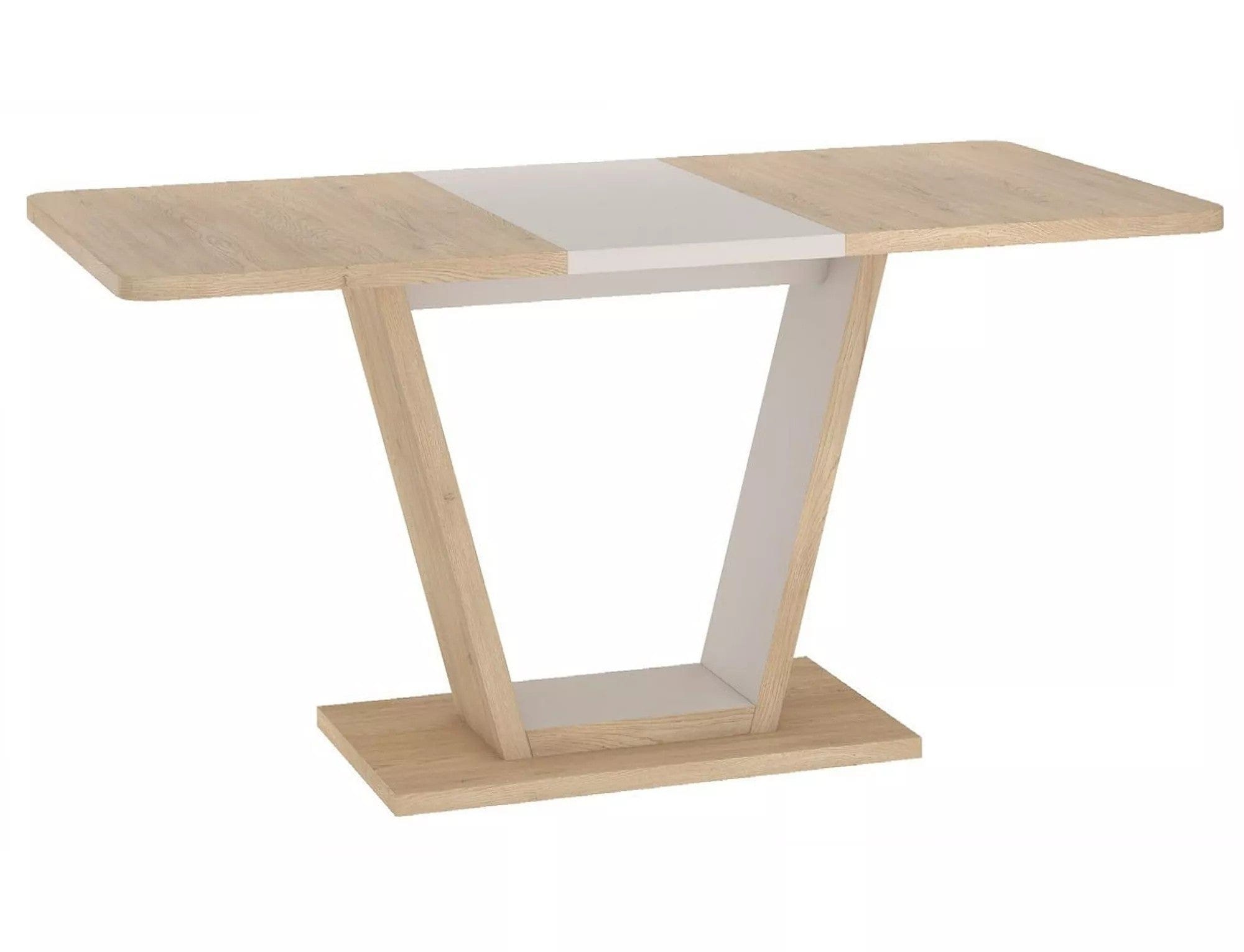 Masa extensibila NIGEL, stejar/casmir, PAL laminat, 120/160x80x76 cm
