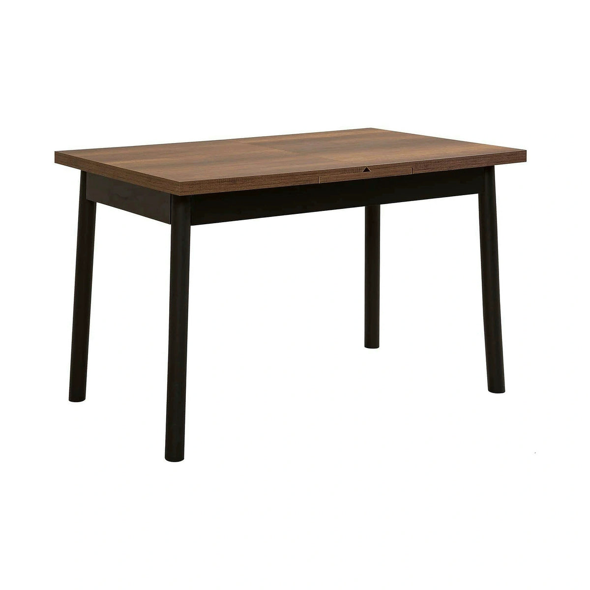 Masa extensibila OLIVER OPEN, maro/negru, PAL melaminat, 120/153x75x77 cm