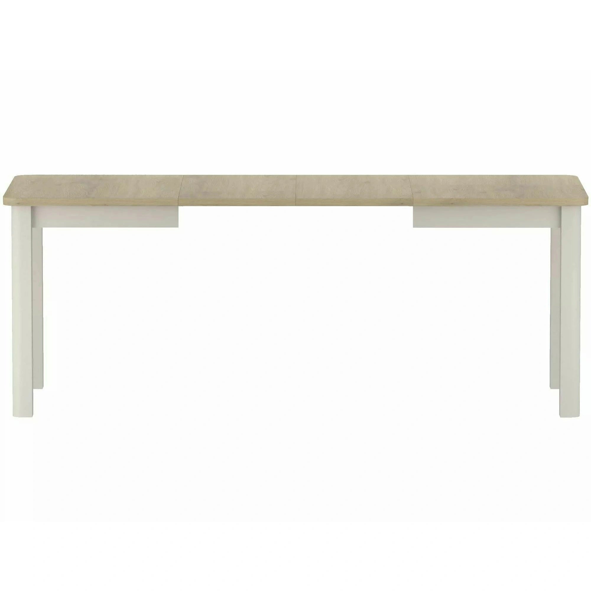 Masă extensibilă OSKAR, stejar cremona/cașmir, PAL laminat/MDF, 120–200x80x76 cm