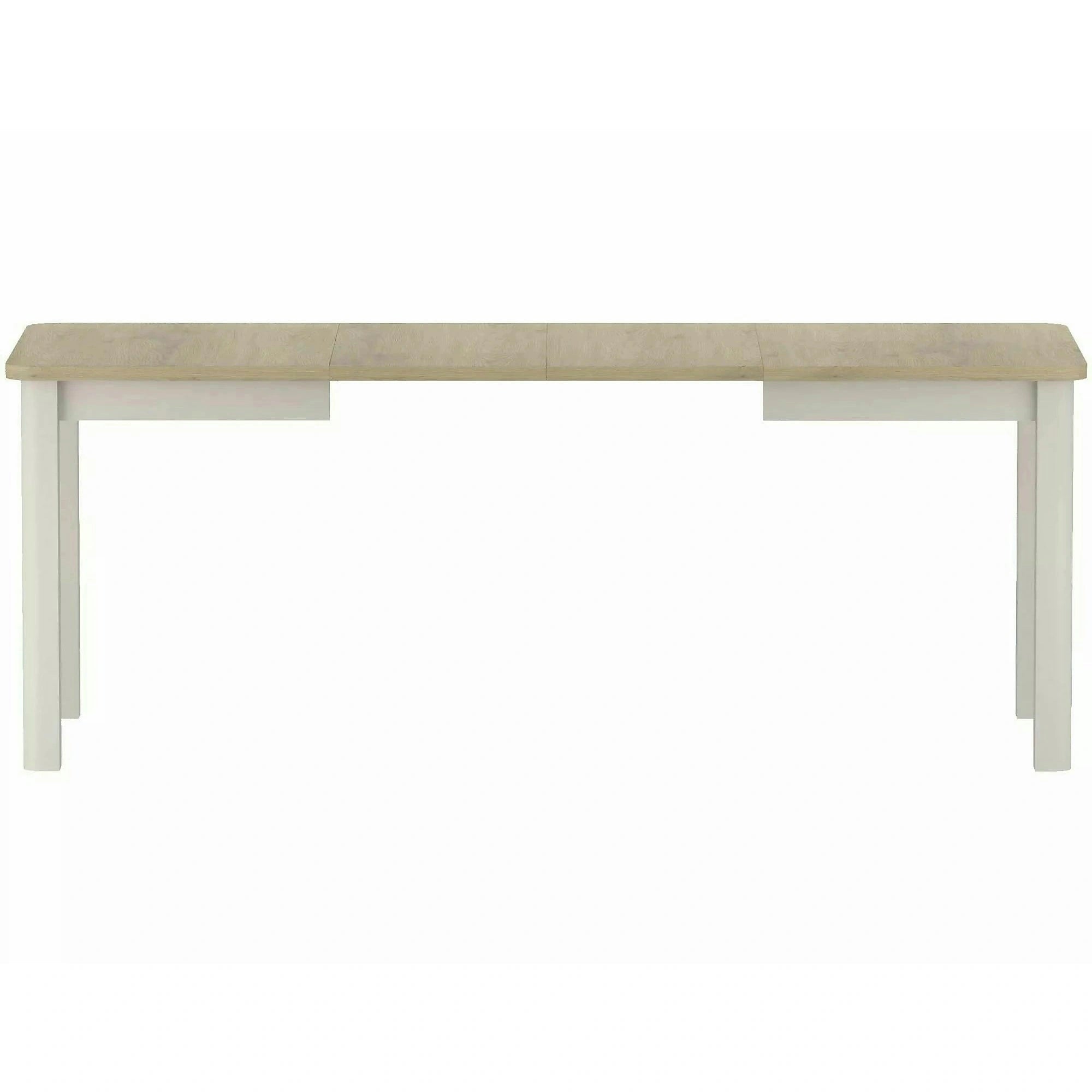 Masă extensibilă OSKAR, stejar cremona/cașmir, PAL laminat/MDF, 120–200x80x76 cm