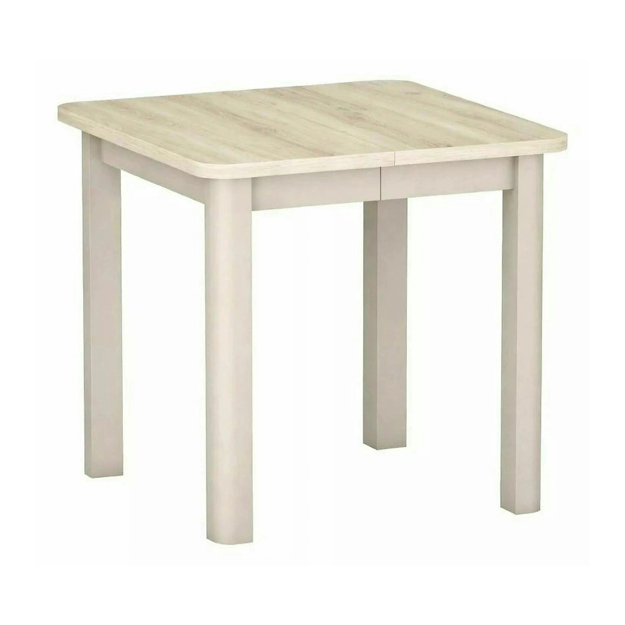 Masă extensibilă OSKAR, stejar cremona/cașmir, PAL laminat/MDF, 80–200x80x76 cm