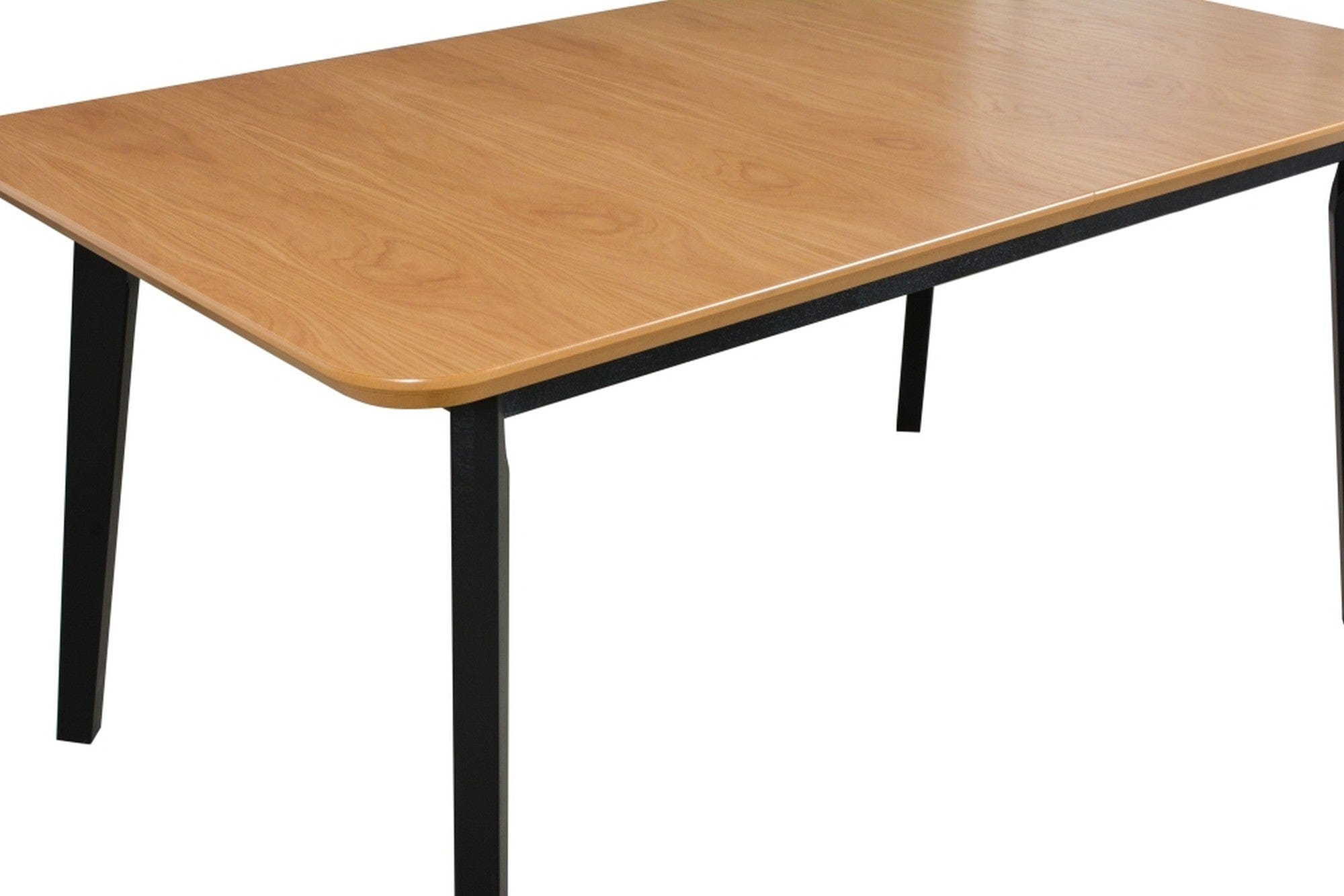 Masa extensibila OSLO 8, stejar/negru, 160/200x90x75 cm