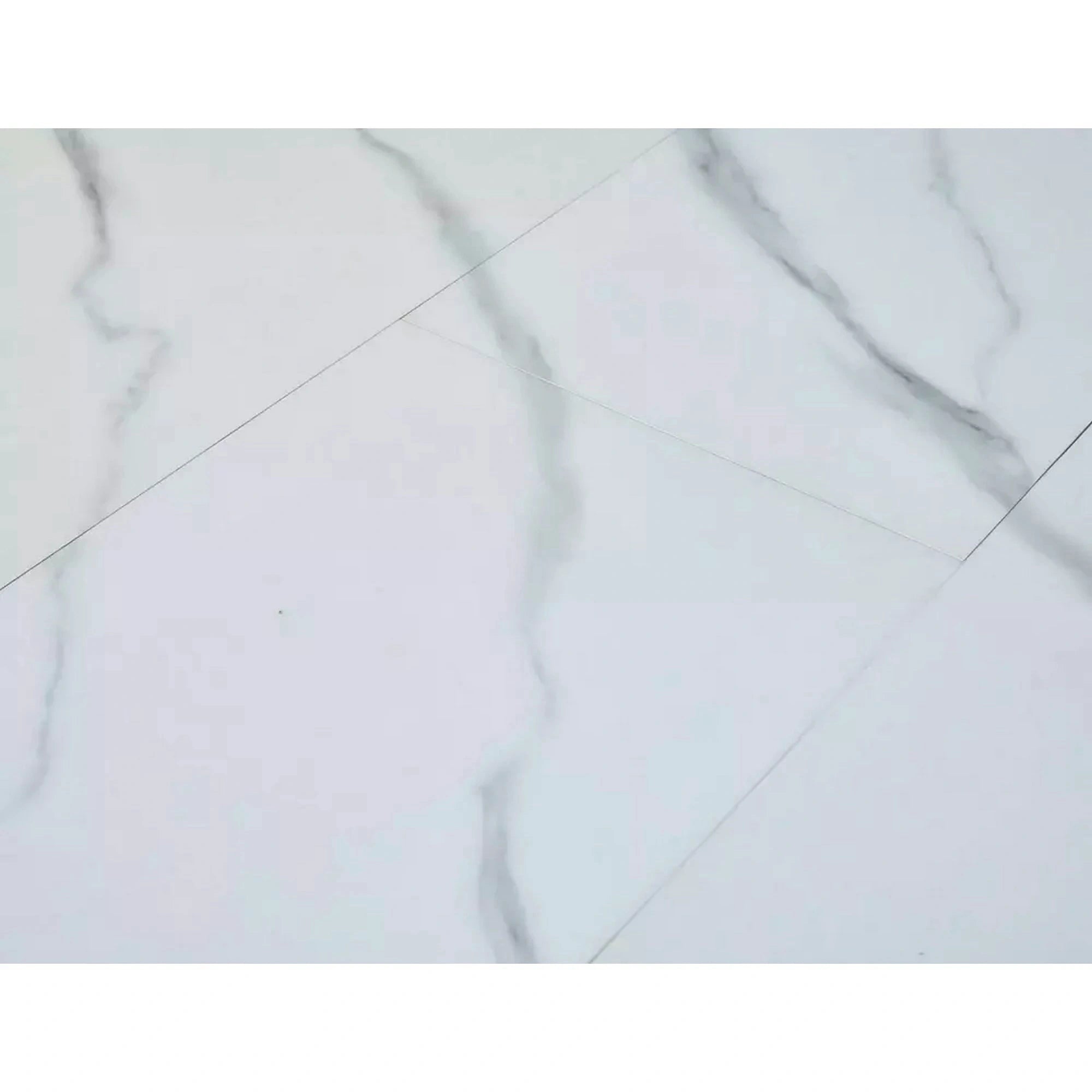 Masa extensibila pentru sufragerie GASTON, alb/negru, 100/135x100x75 cm
