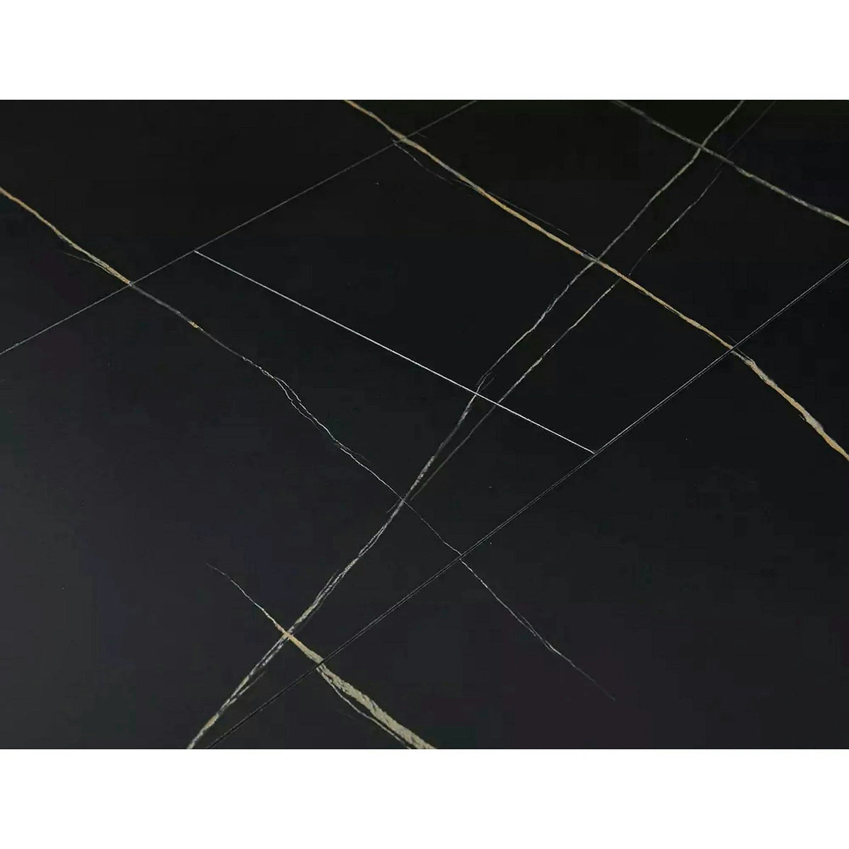 Masa extensibila pentru sufragerie GASTON, negru, 100/135x100x75 cm