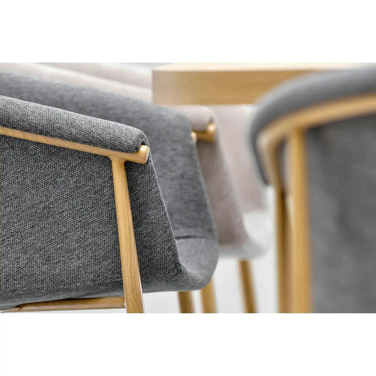 Masa extensibila PERONI, stejar auriu/alb, PAL furniruit/otel, 100/250x100x75 cm