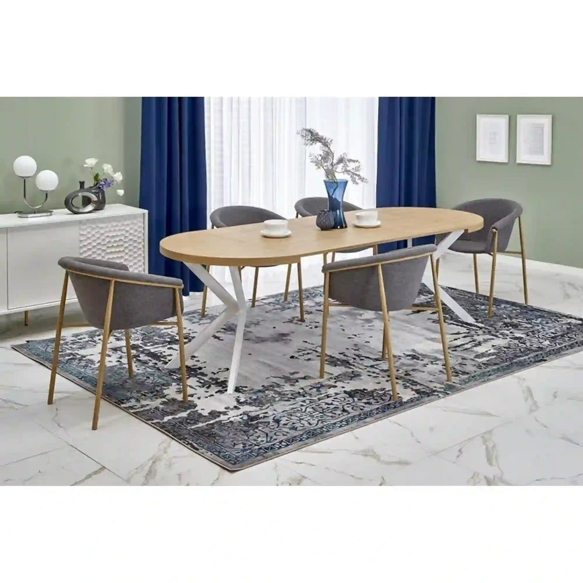 Set masa PERONI cu 6 scaune K489