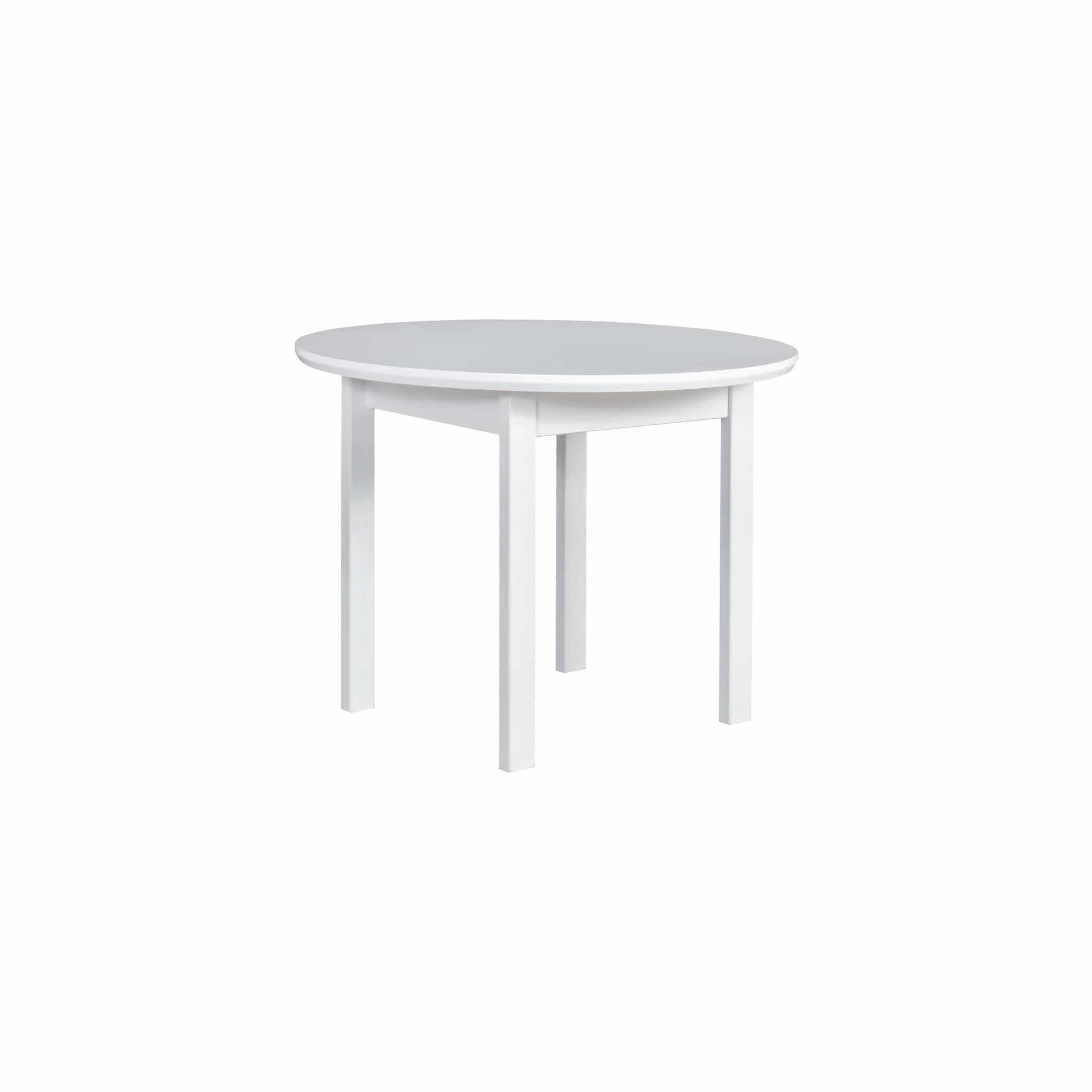 Masa extensibila POLI 1, alb, 100/130x100x76 cm