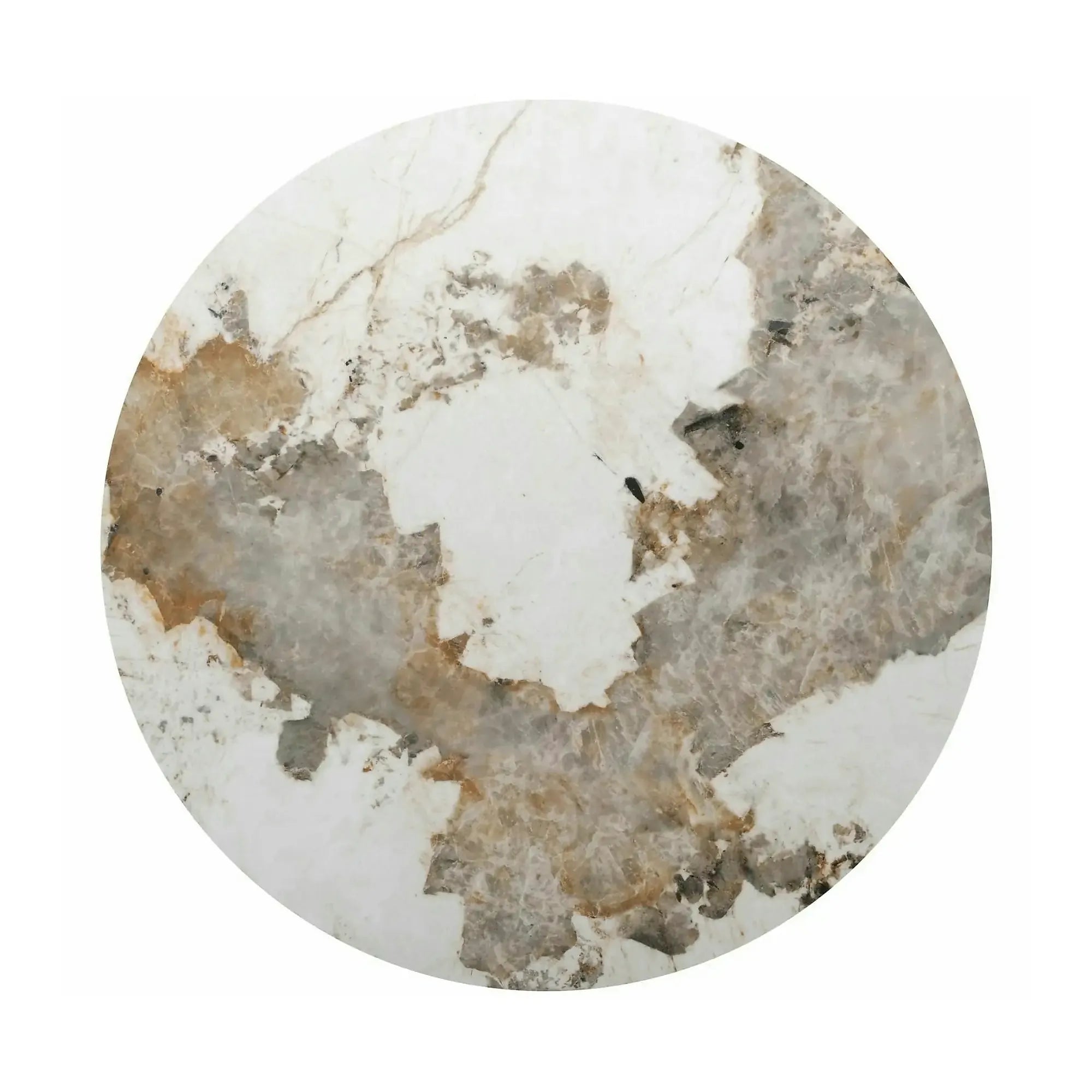 Masă extensibilă PORTO, alb lucios/negru, sticlă securizată/ceramică/metal, 120–160x120x76 cm
