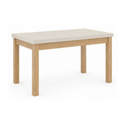 Masa extensibila PRESTO, casmir/stejar, PAL laminat, 140/218x80x78 cm