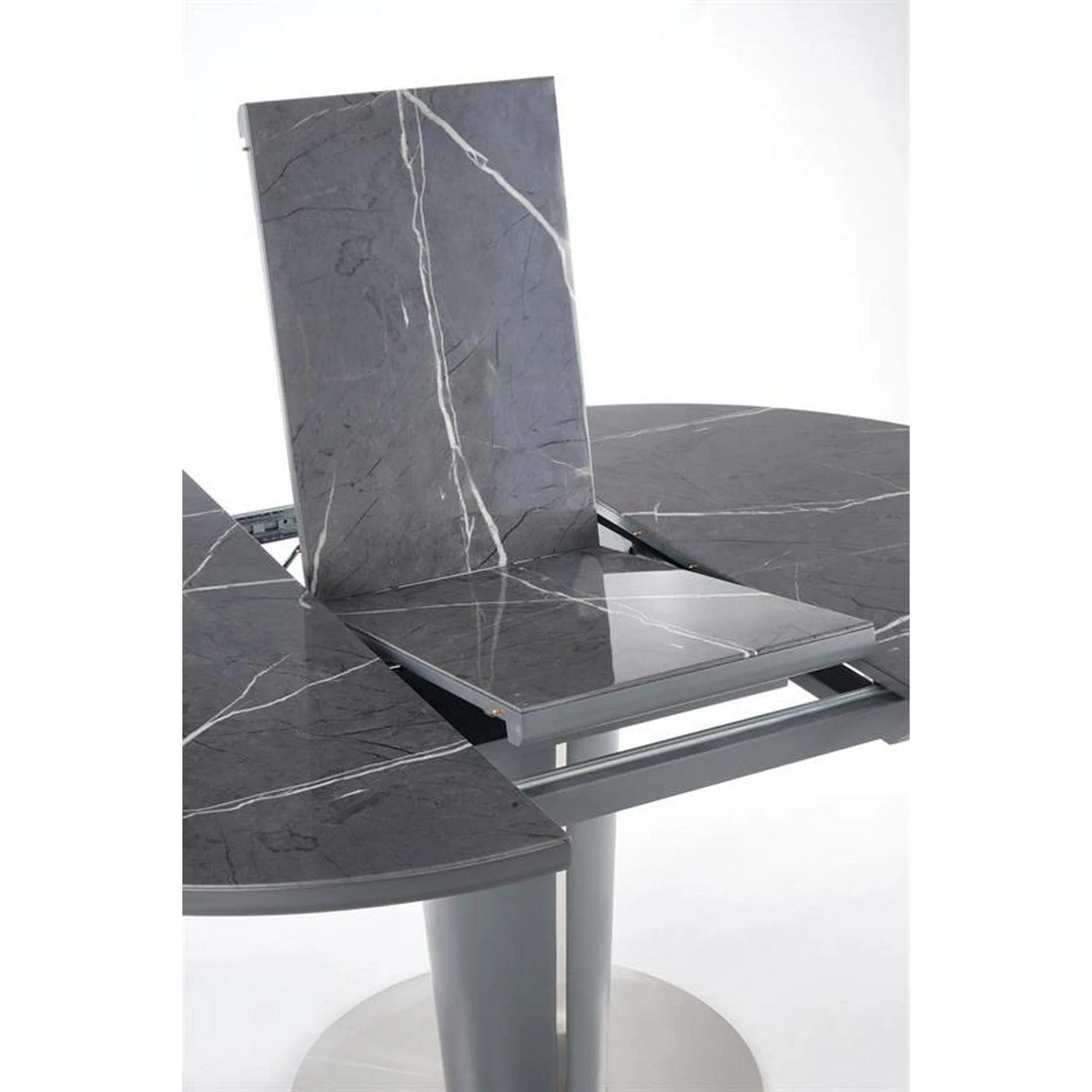 Masa extensibila RICARDO, gri, 120/160x120/76 cm