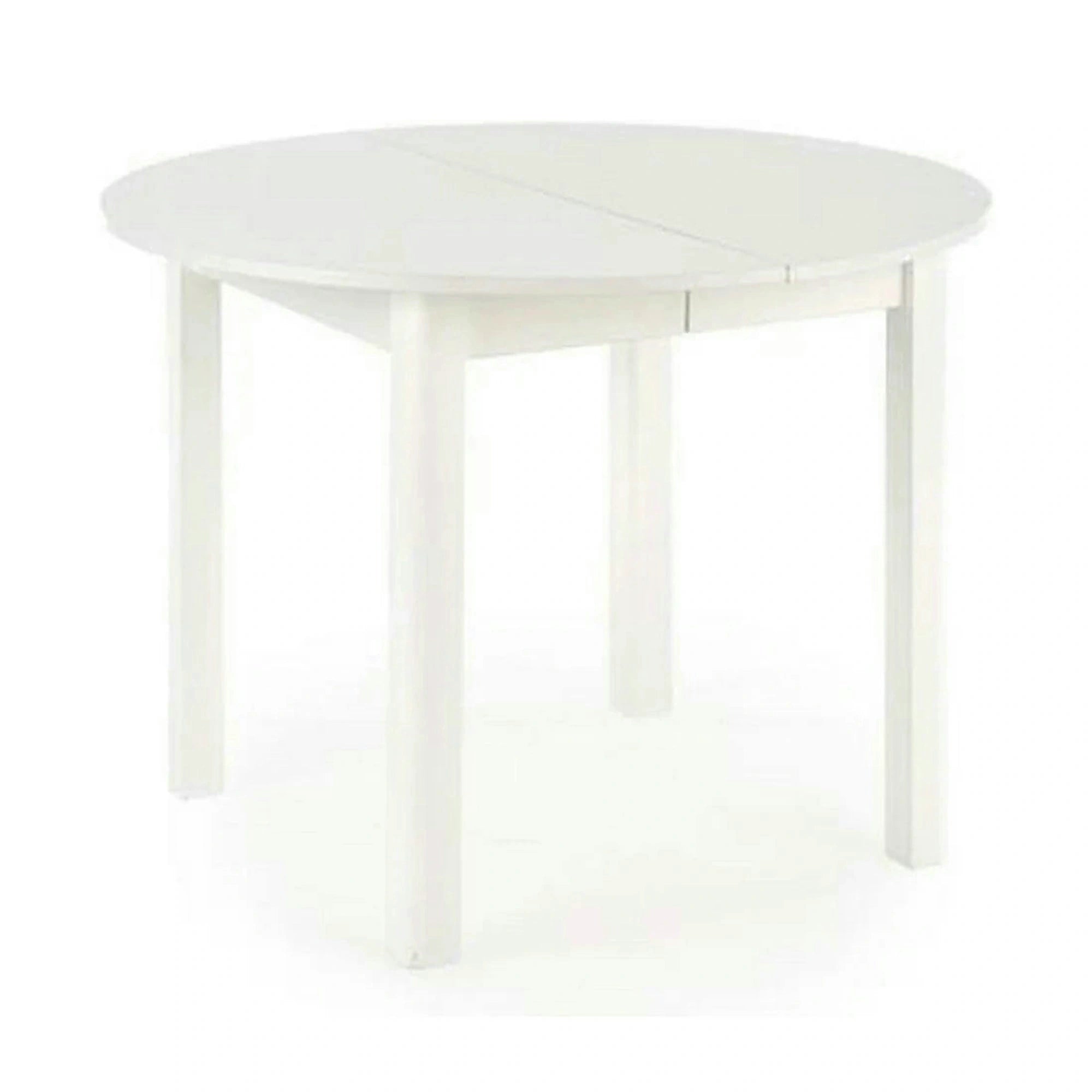 Masa extensibila RINGO, alba, 102/142x102x76 cm