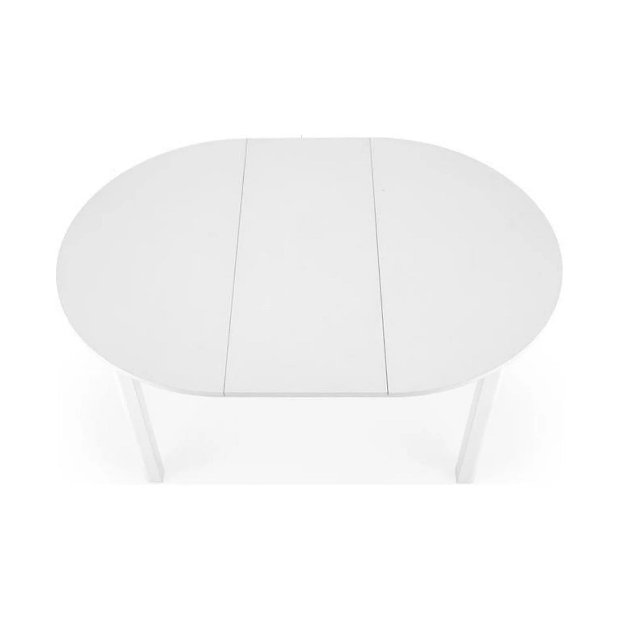 Masa extensibila RINGO, alba, 102/142x102x76 cm