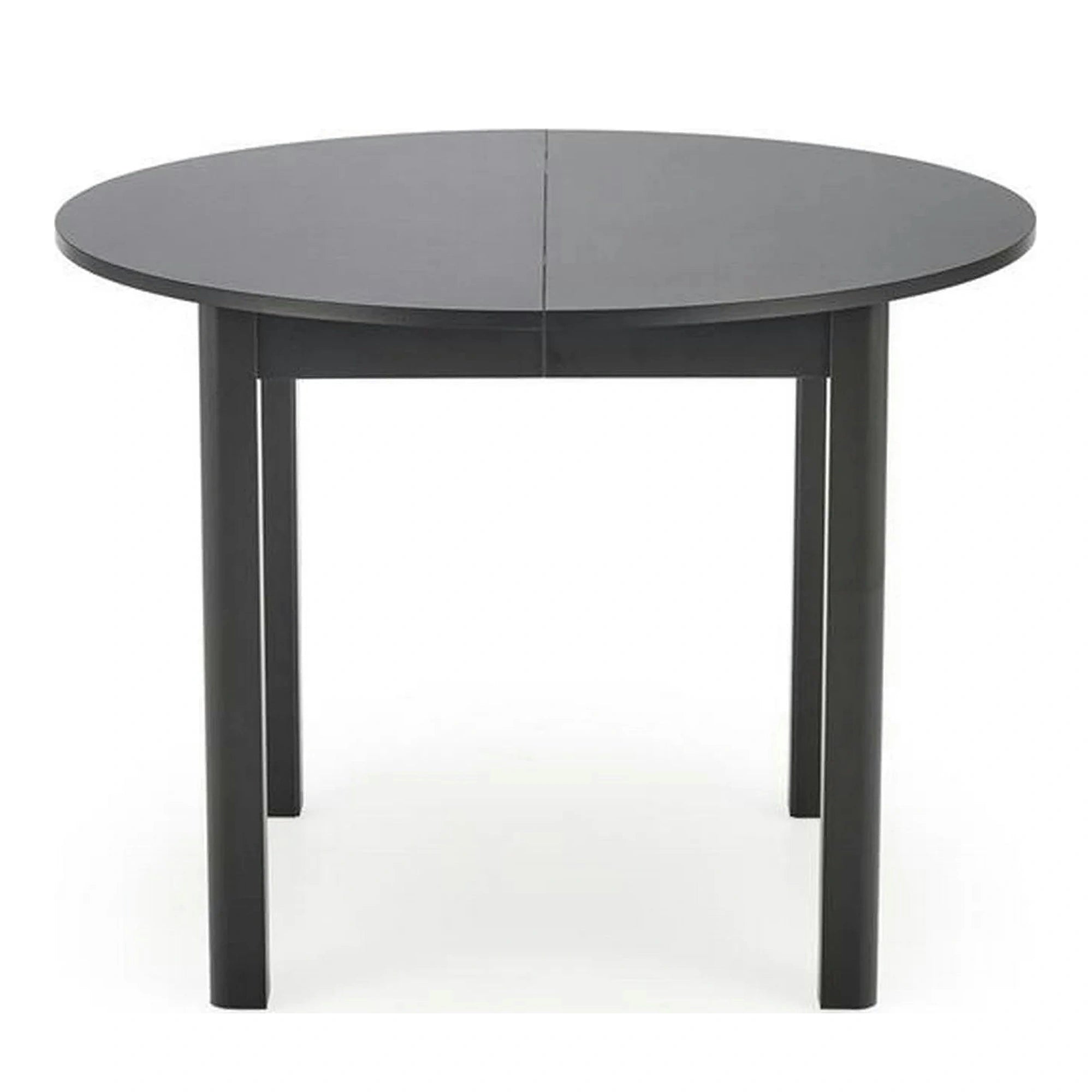 Masa extensibila RINGO, negru, PAL furniruit, 102/142x102x76 cm