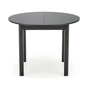 Masa extensibila RINGO, negru, PAL furniruit, 102/142x102x76 cm