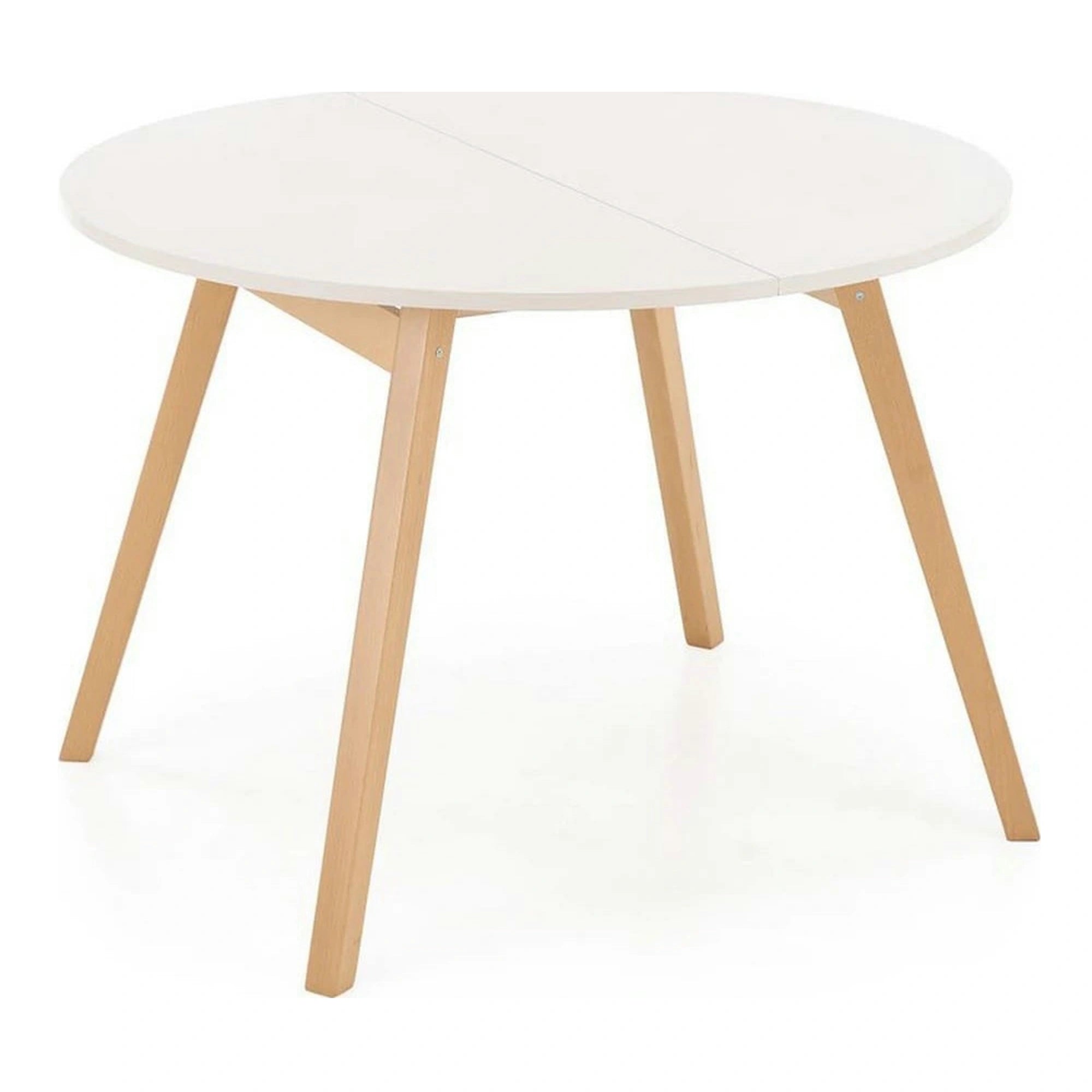 Masa extensibila RUBEN, casmir/stejar, PAL, 102/142x102x73 cm