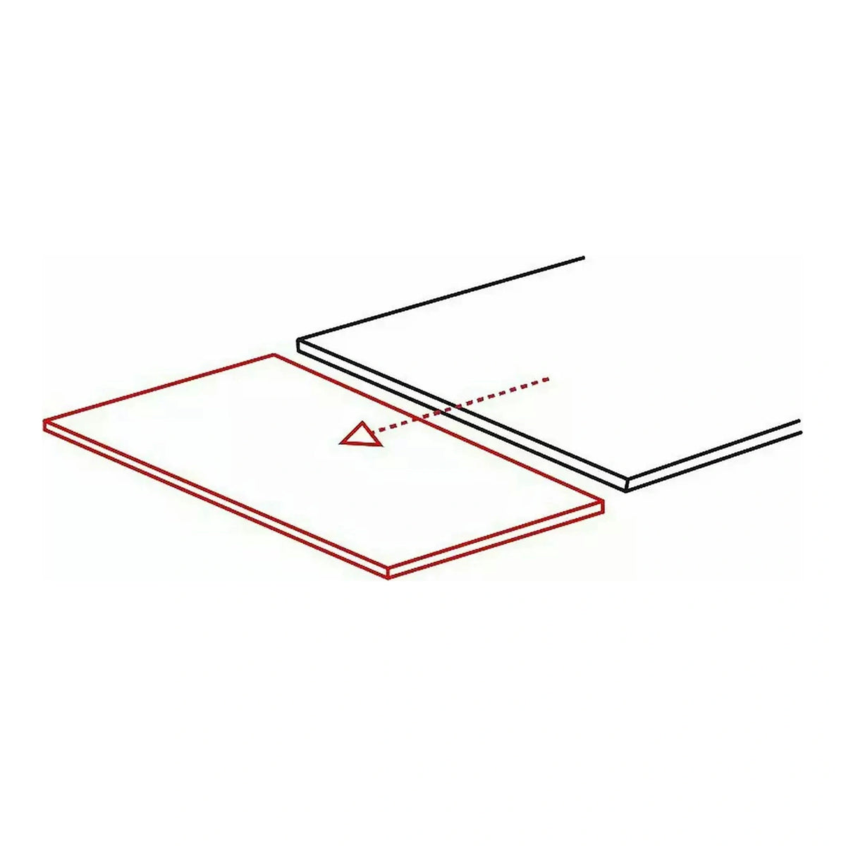 Masa extensibila SALVADORE CERAMIC II, gri/negru mat, sticla securizata/ceramica, 120/180x80x76 cm