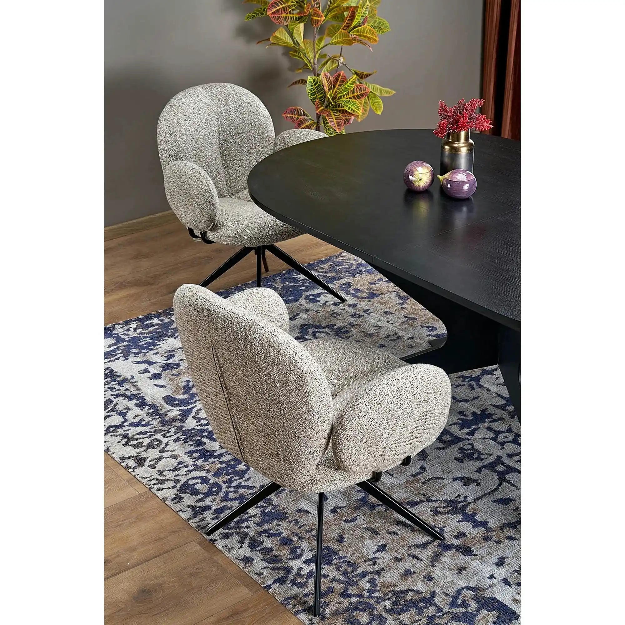 Masa extensibila SANDRO, negru, 180/240x100x76 cm