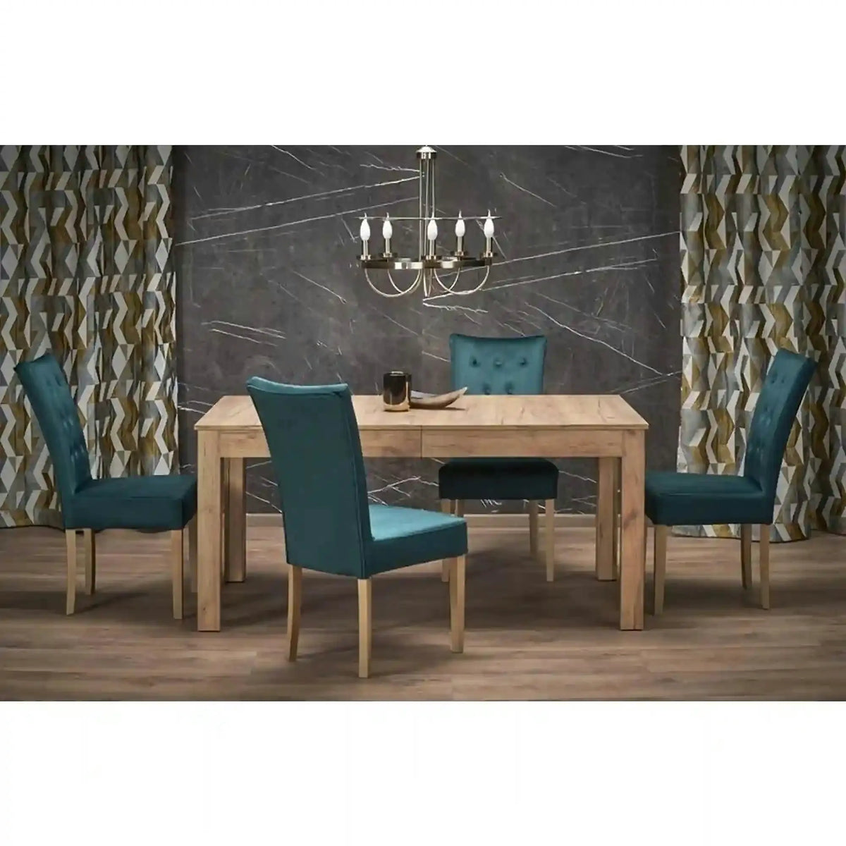 Masa extensibila SEWERYN, stejar craft, PAL, 160/300x90x76 cm