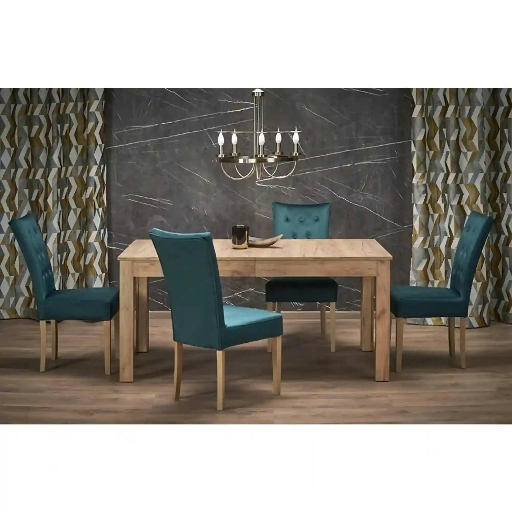 Masa extensibila SEWERYN, stejar craft, PAL, 160/300x90x76 cm