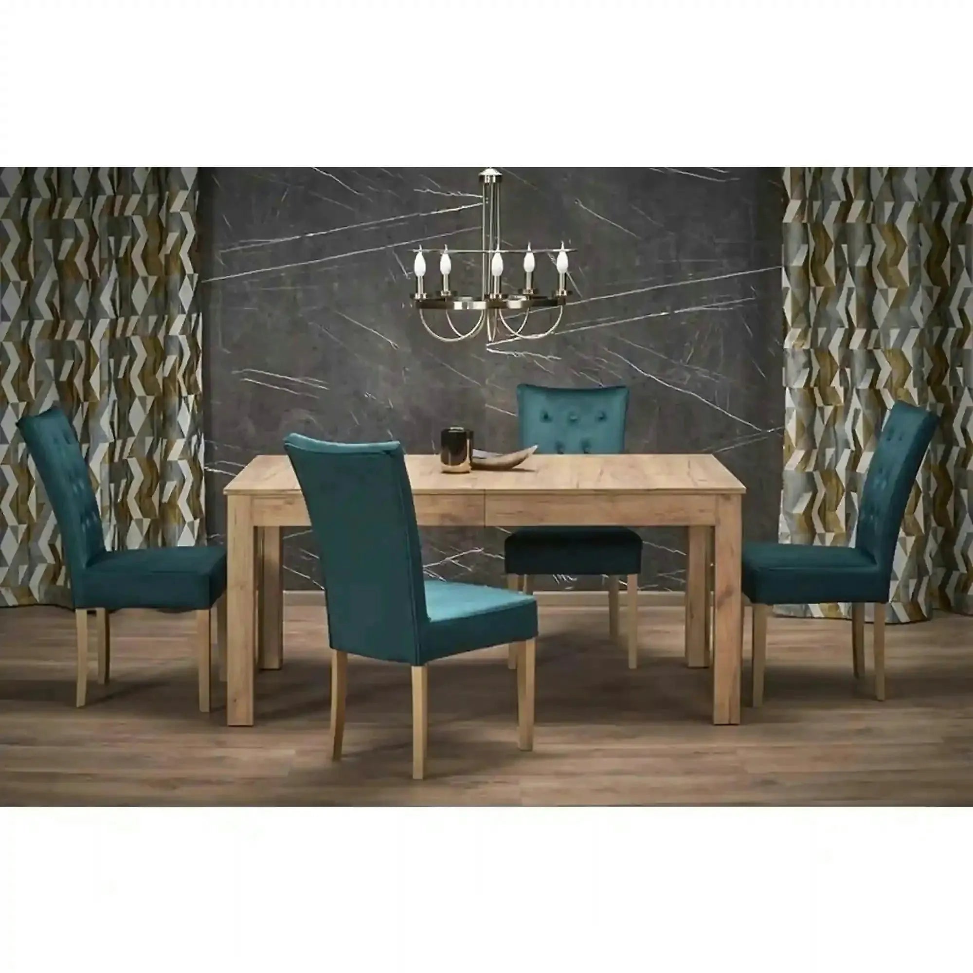 Masa extensibila SEWERYN, stejar craft, PAL, 160/300x90x76 cm