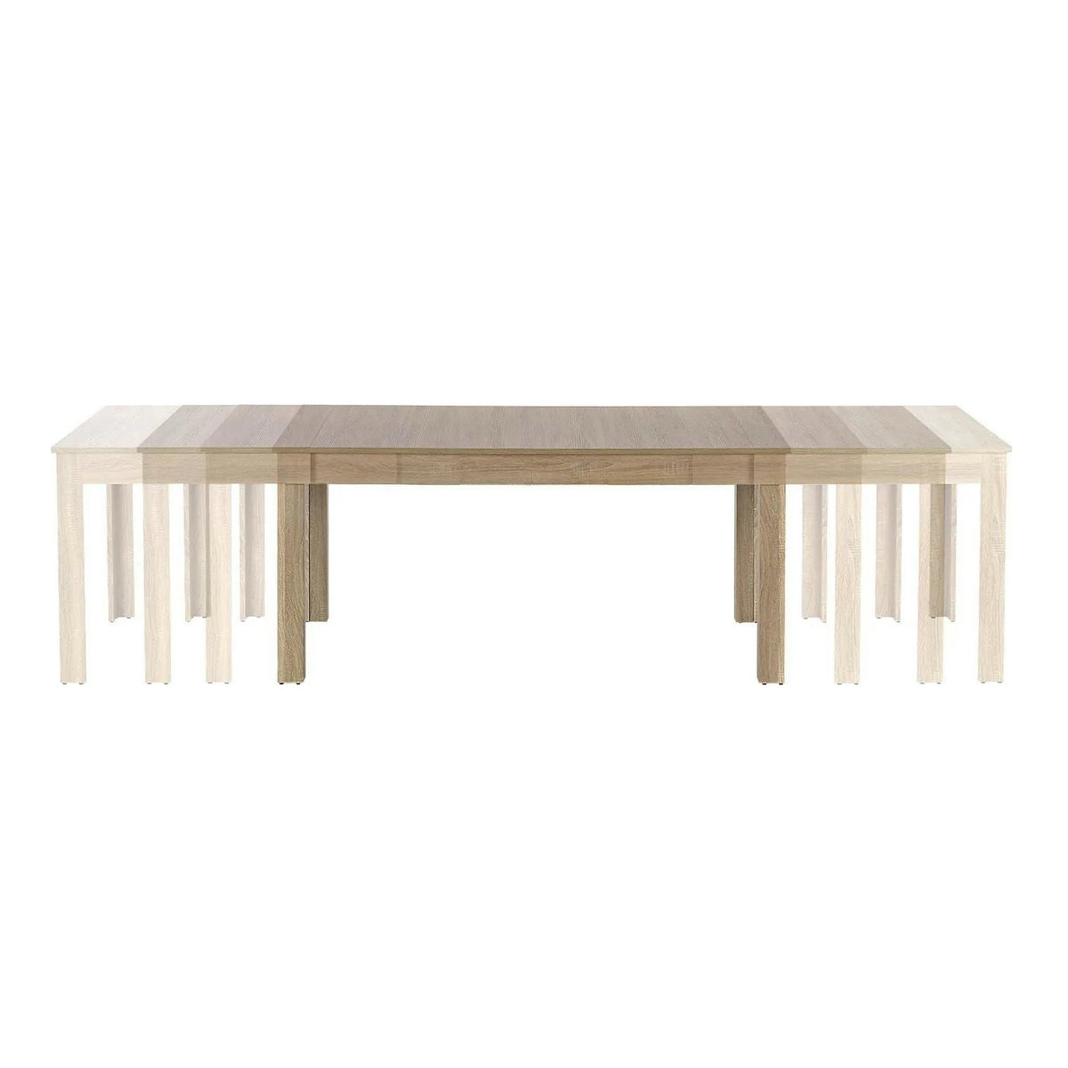 Masa extensibila SEWERYN, stejar, PAL, 160/300x90x76 cm