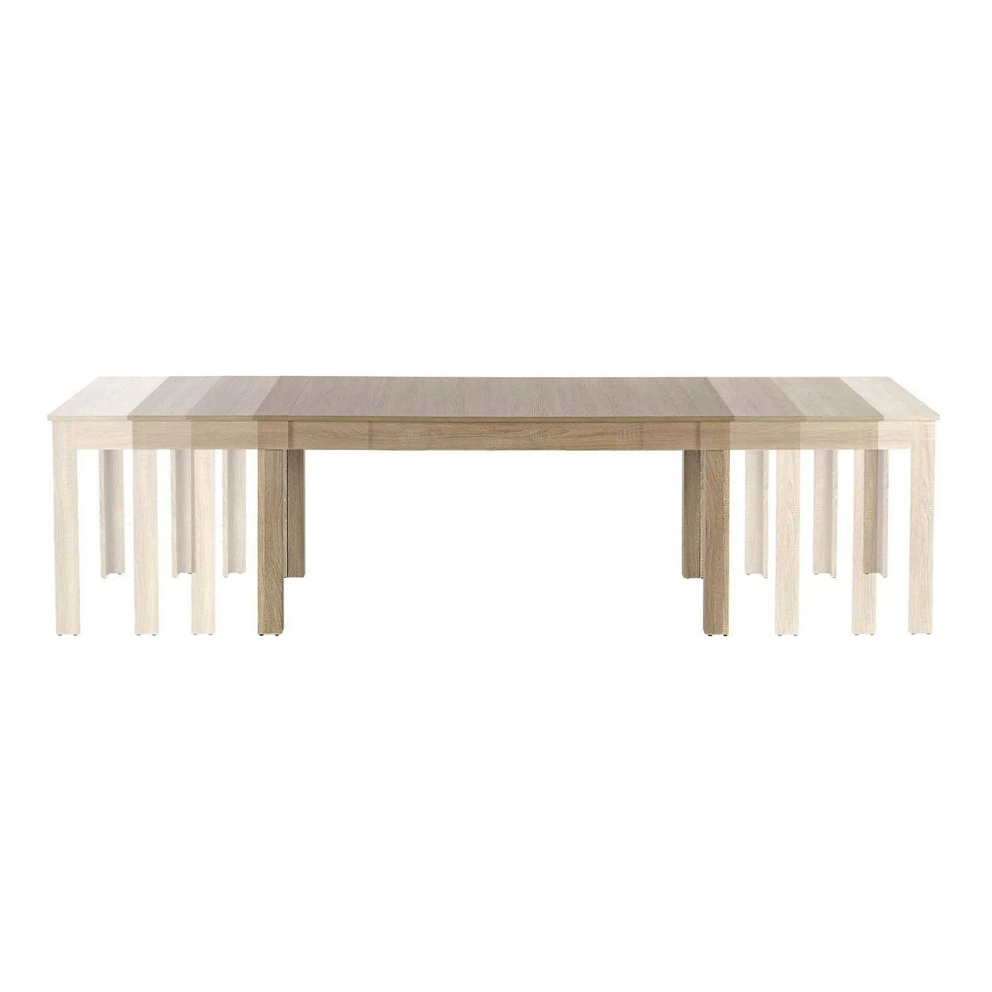 Masa extensibila SEWERYN, stejar, PAL, 160/300x90x76 cm