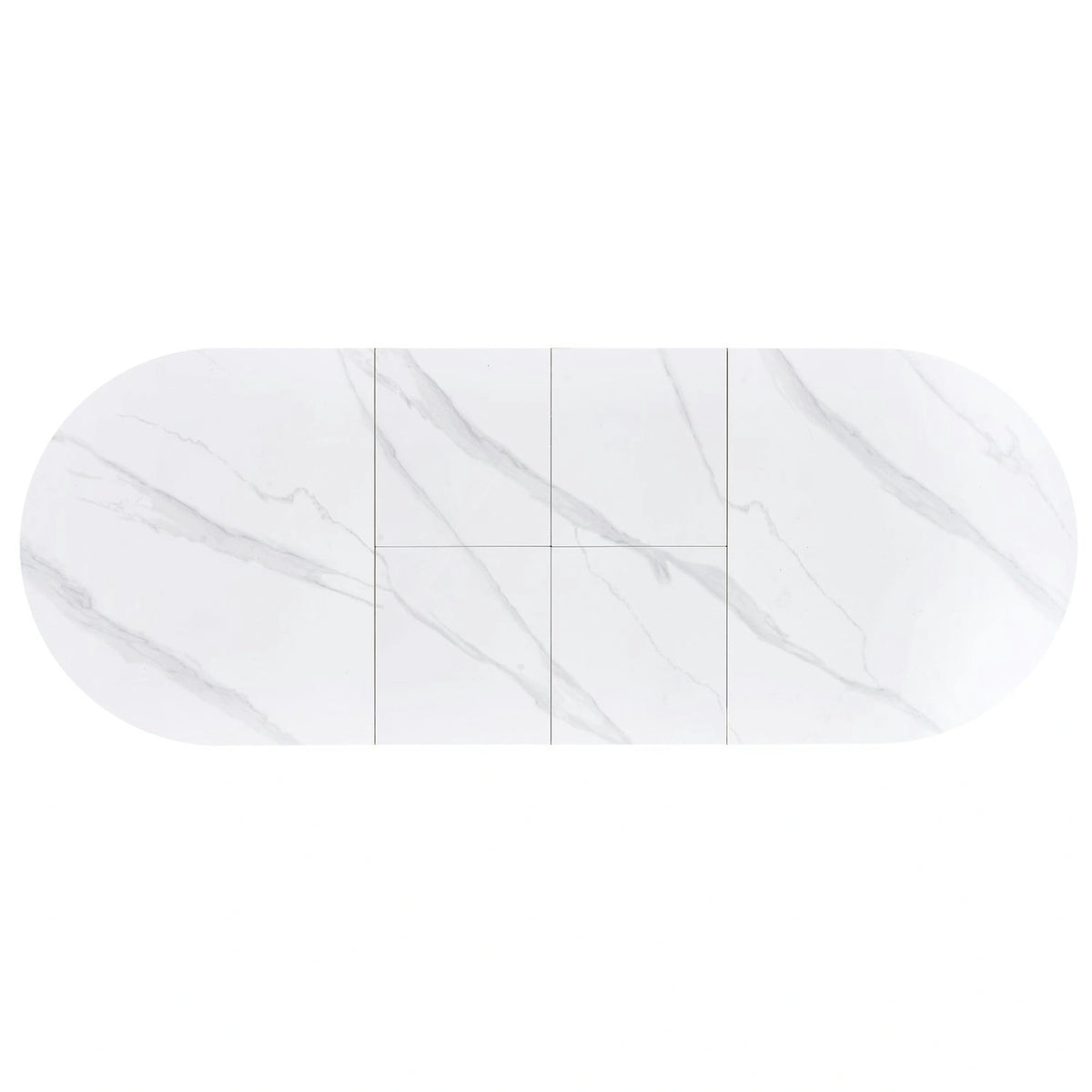 Masa extensibila SIRIUS, alb/stejar natural, 160/240x90x77 cm
