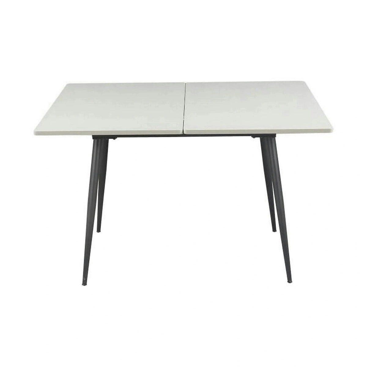 Masa extensibila SMART, alb/negru, 60/120x93x77 cm