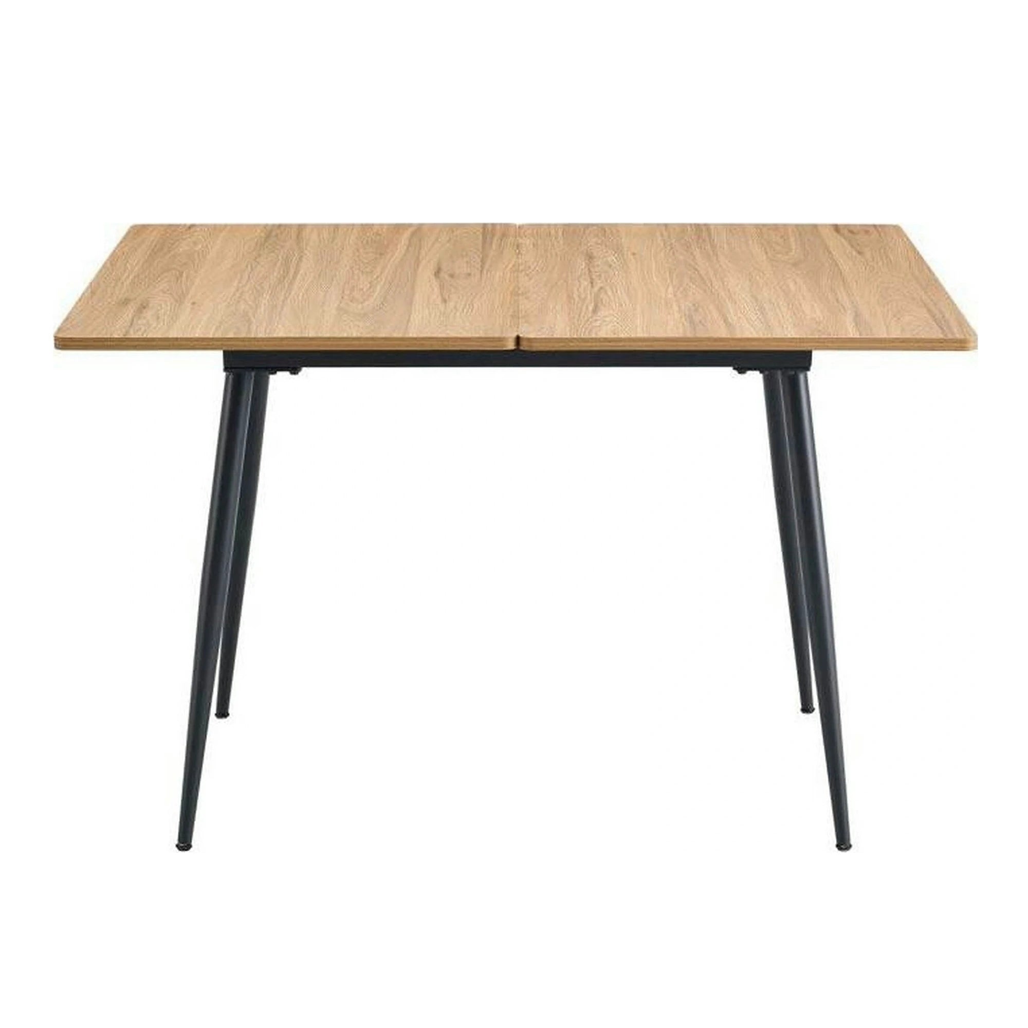 Masa extensibila SMART, stejar/negru, 60/120x93x77 cm