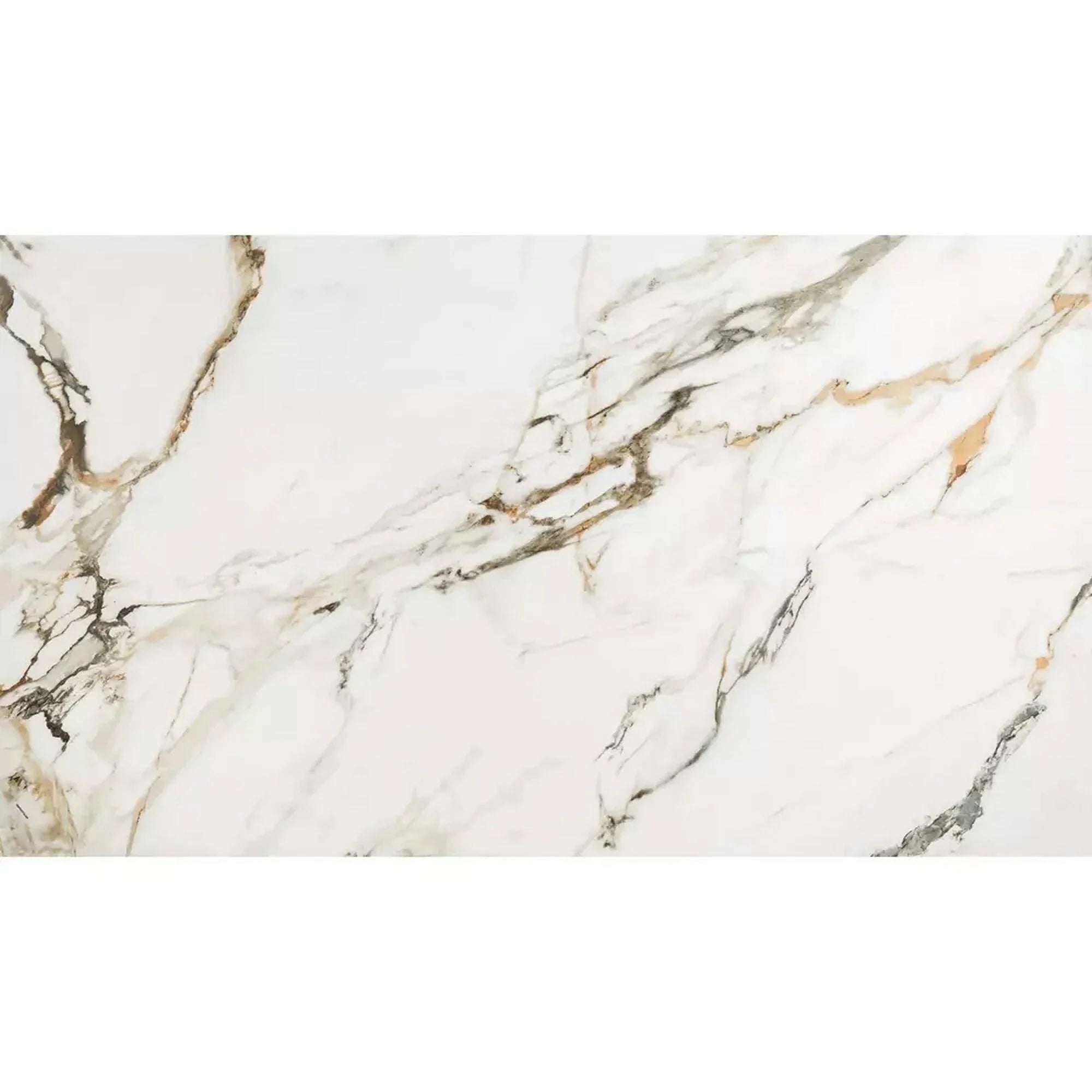 Masa extensibila sticla securizata COLUMBUS, alb cu efect de marmura/negru, sticla/ceramica/metal, 160/240x90x76 cm