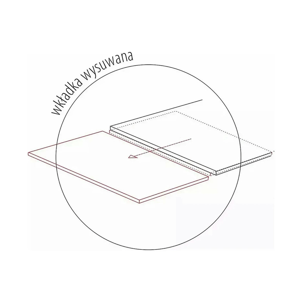 Masa extensibila sticla securizata COLUMBUS, alb cu efect de marmura/negru, sticla/ceramica/metal, 160/240x90x76 cm