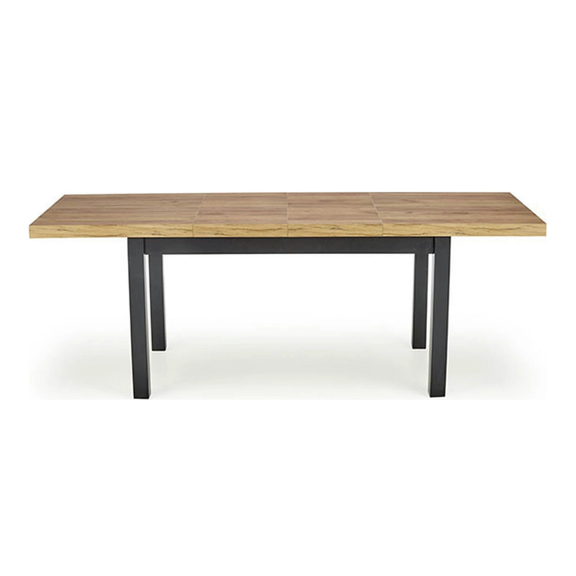 Masa extensibila TIAGO, stejar/negru, 140/220x80x76 cm