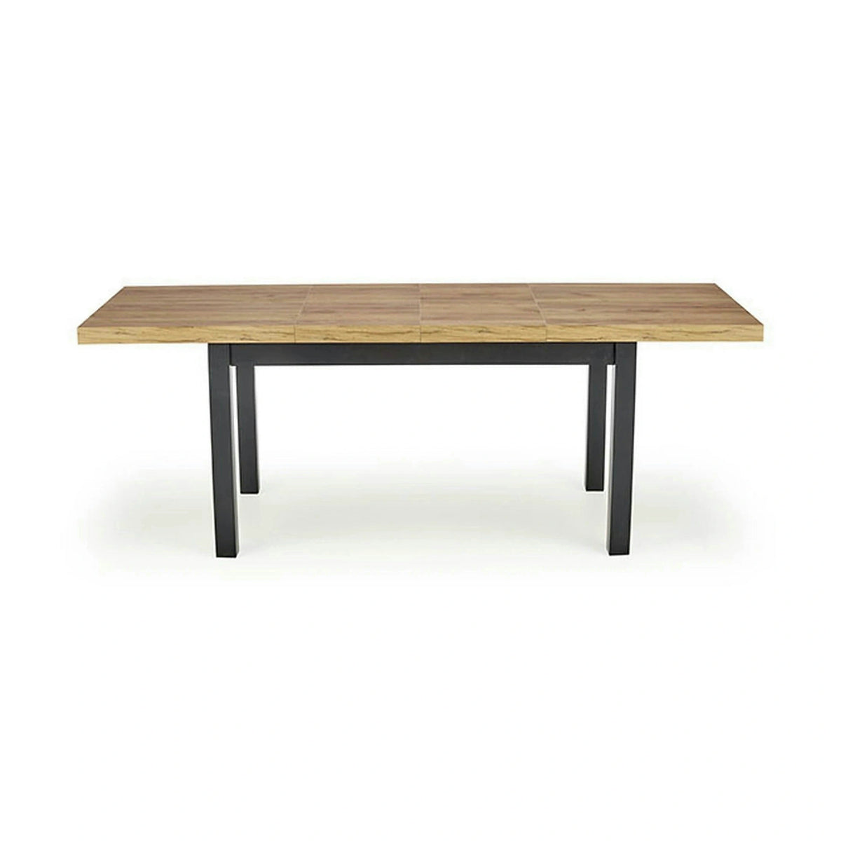 Masa extensibila TIAGO, stejar/negru, 140/220x80x76 cm