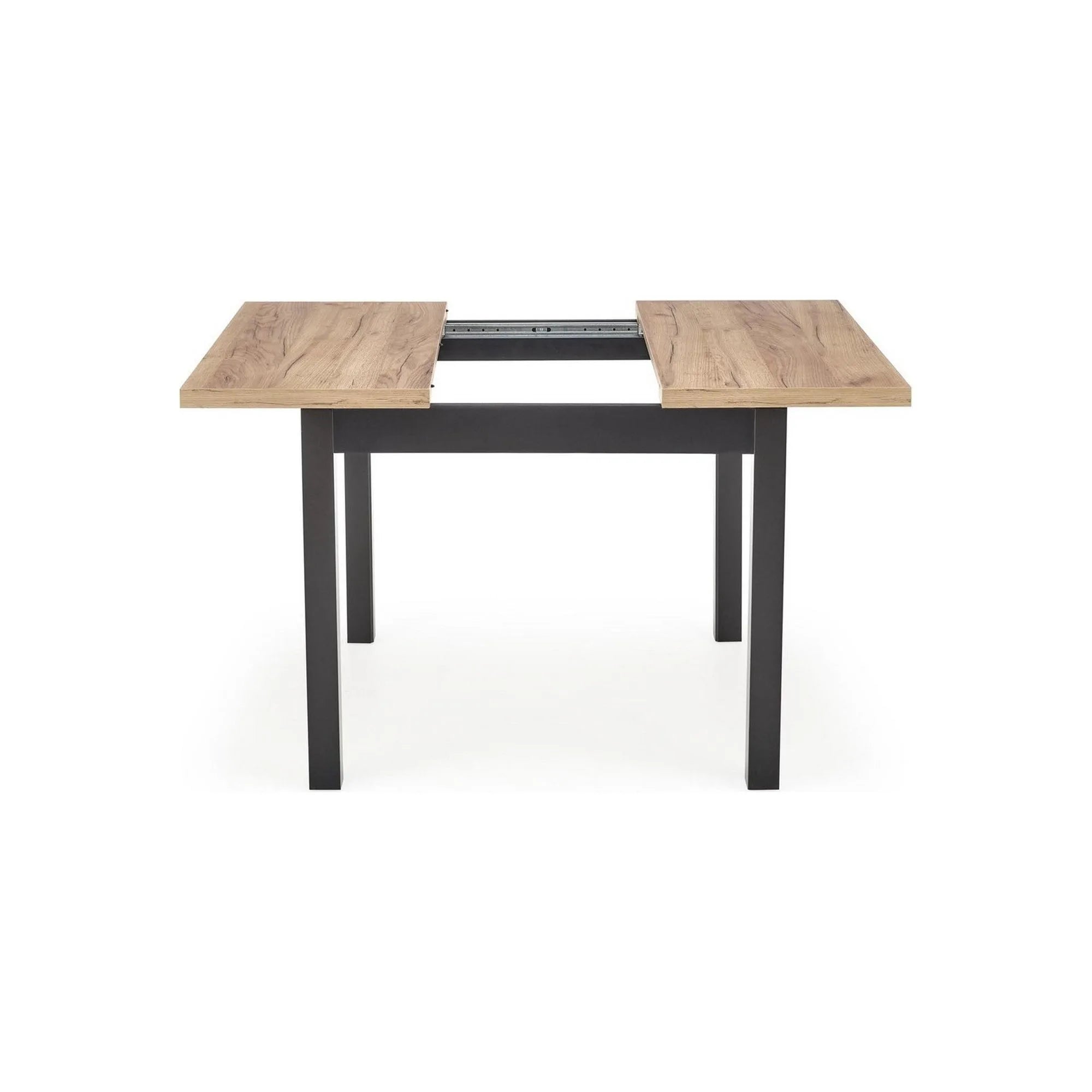 Masa extensibila TIAGO, stejar/negru, 90/125x90x77 cm