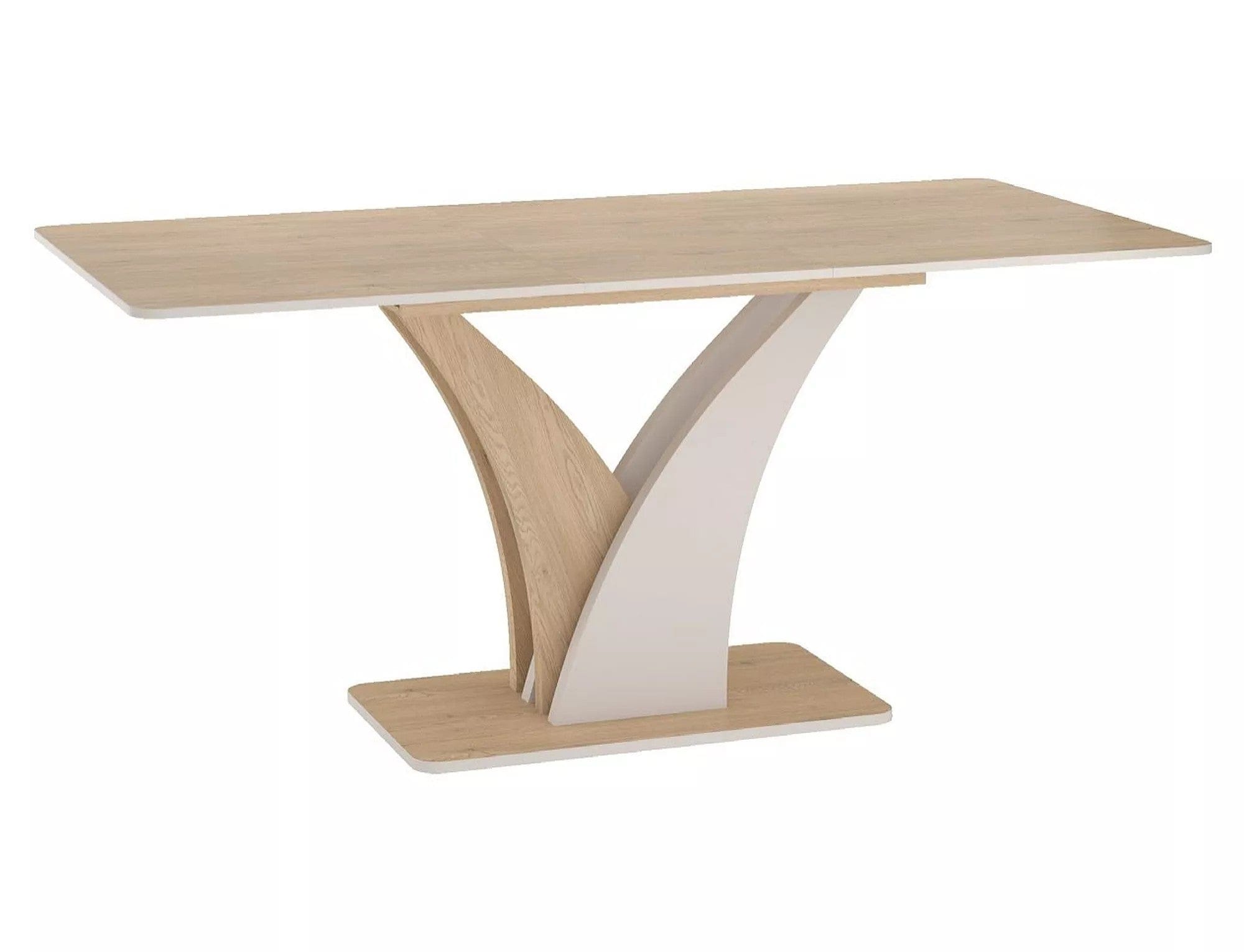 Masa extensibila VENTO, stejar/casmir, PAL laminat, 120/160x68x76 cm