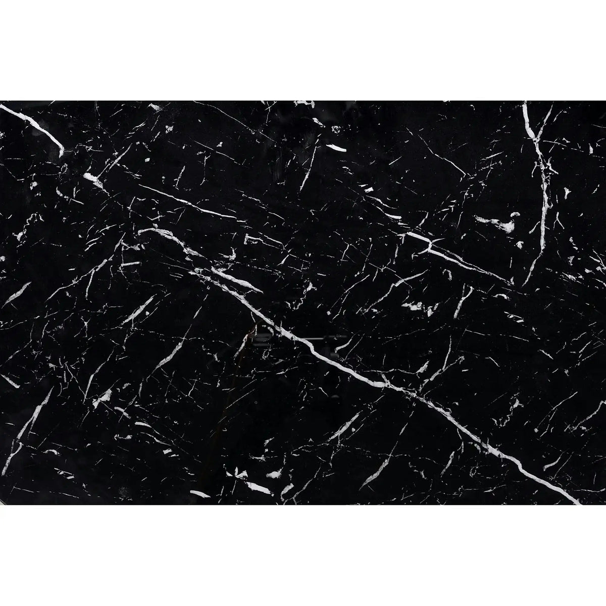 Masa extensibila VERTIGO, negru, sticla securizata/otel, 130/180x130x76 cm