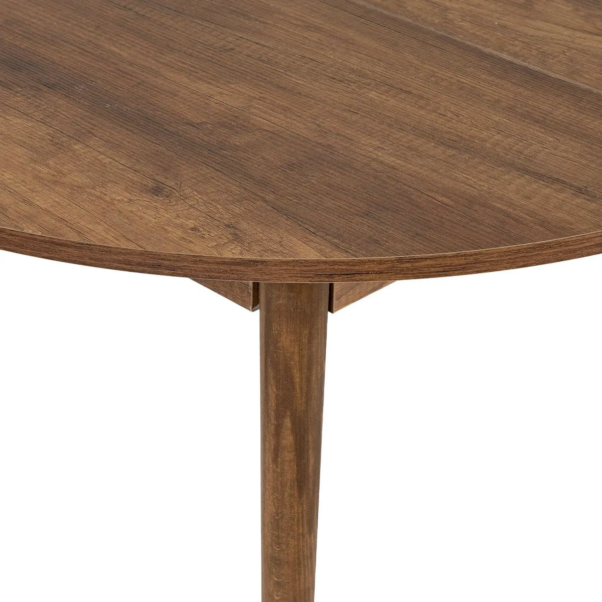 Masă extensibilă VIONA, nuc baroc, PAL melaminat/lemn, 100/131x100x75 cm