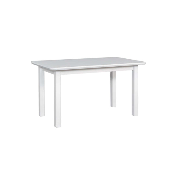 Masa extensibila WENUS 2S, alb, lemn de fag/furnir, 140/180x80x76 cm
