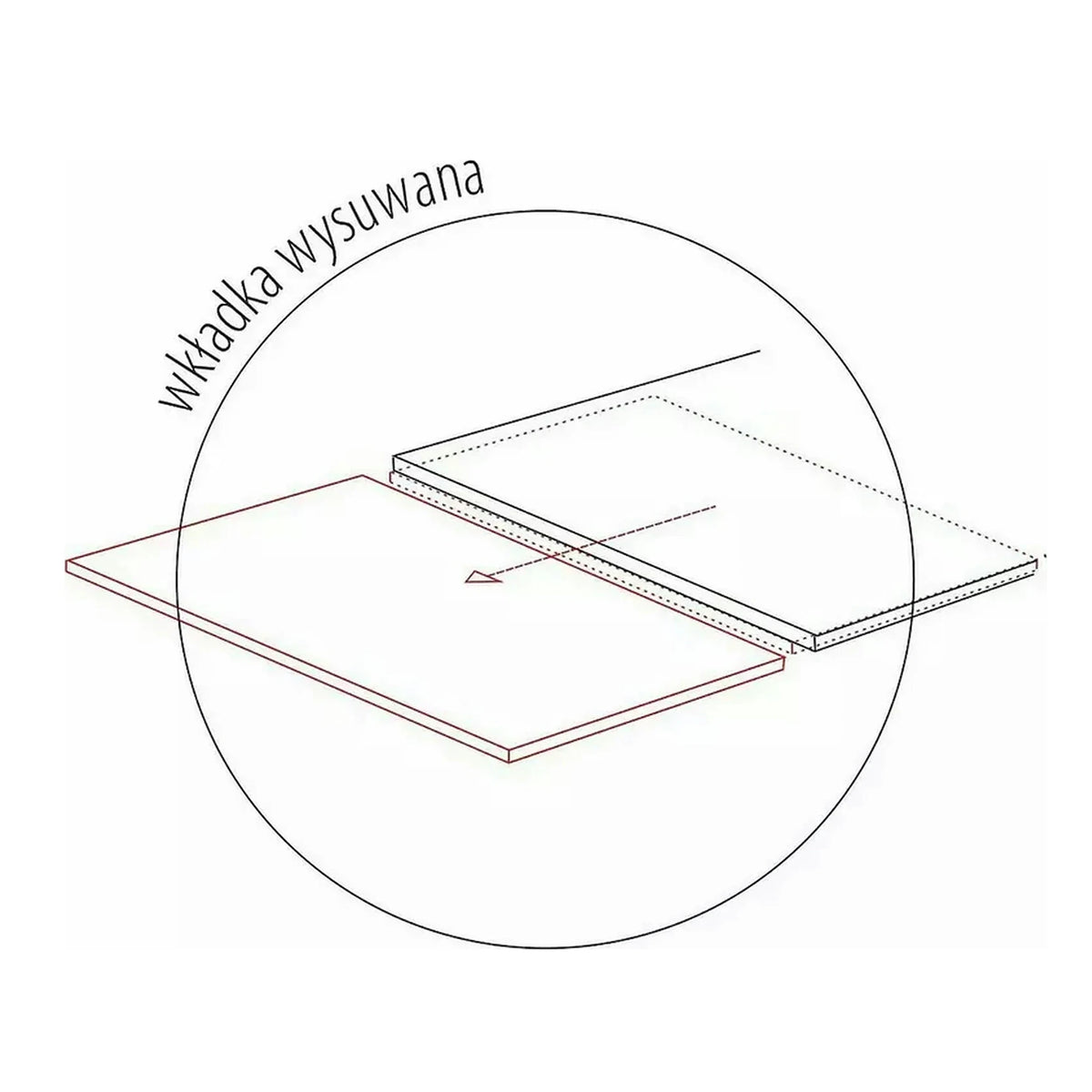 Masa extensibila WESTIN, negru, sticla/metal, 160-240x90x77 cm