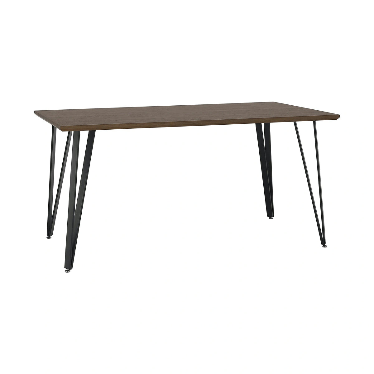 Masa FRIADO, stejar/negru, metal, 150x80x75 cm