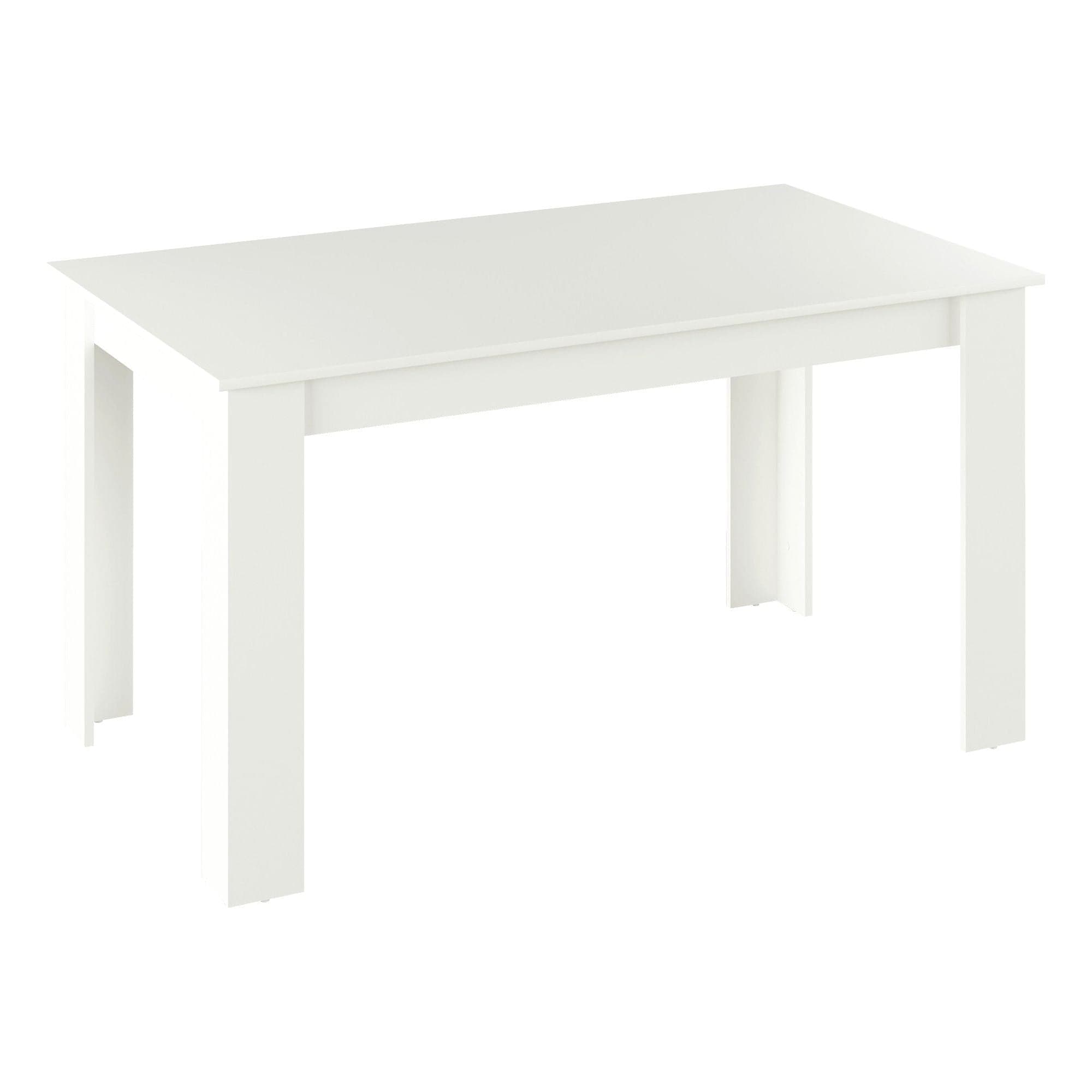 Masa GENERAL NEW, alb, DTD laminat, 140x80x75 cm