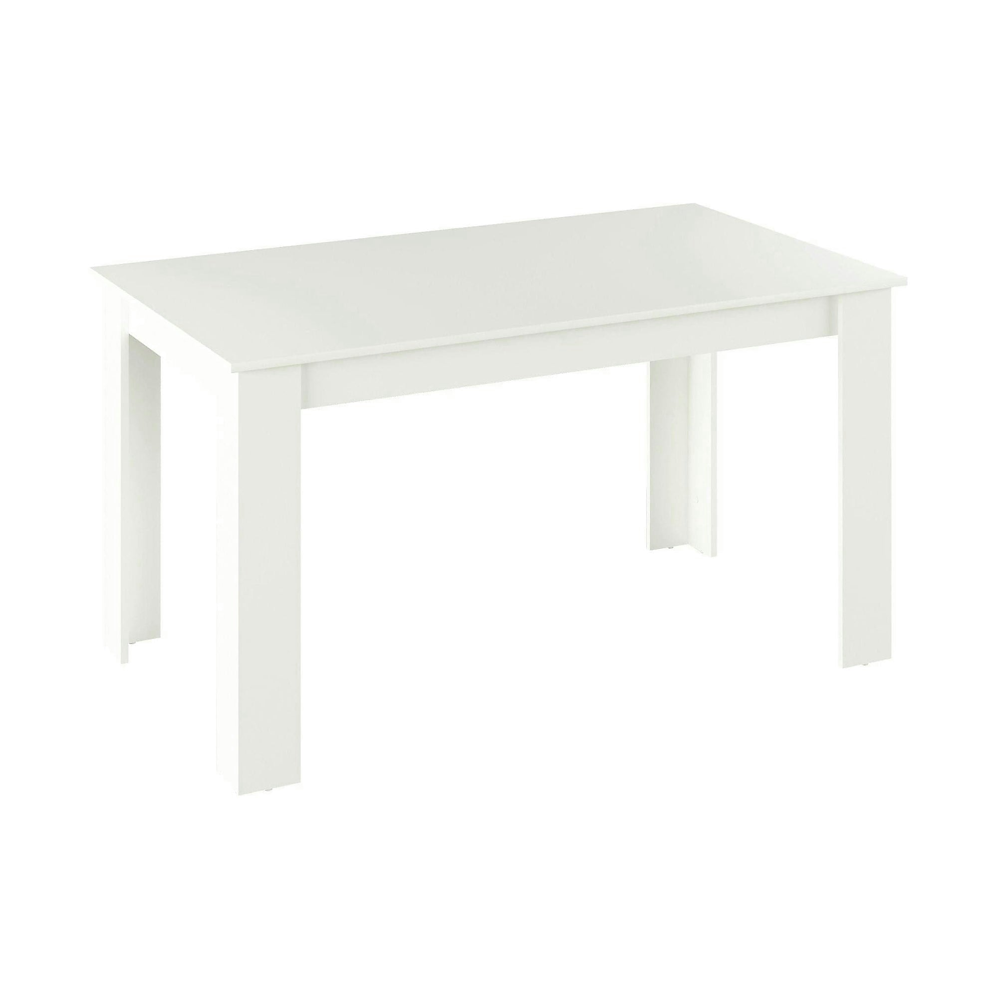 Masa GENERAL NEW, alb, DTD laminat, 140x80x75 cm