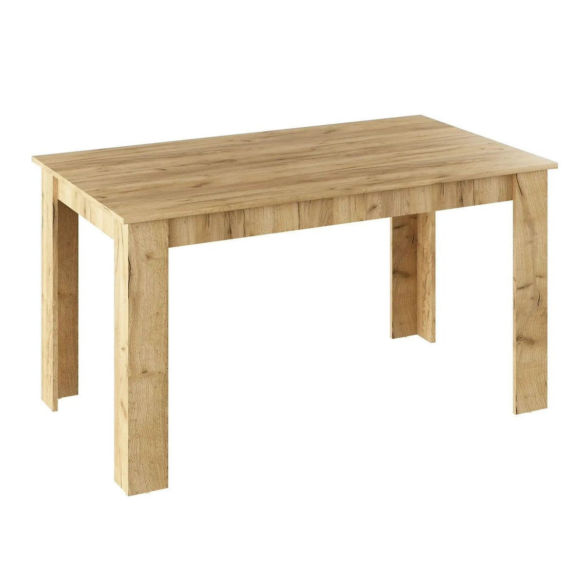 Masa GENERAL NEW, stejar artisan, DTD laminat, 140x80x75 cm