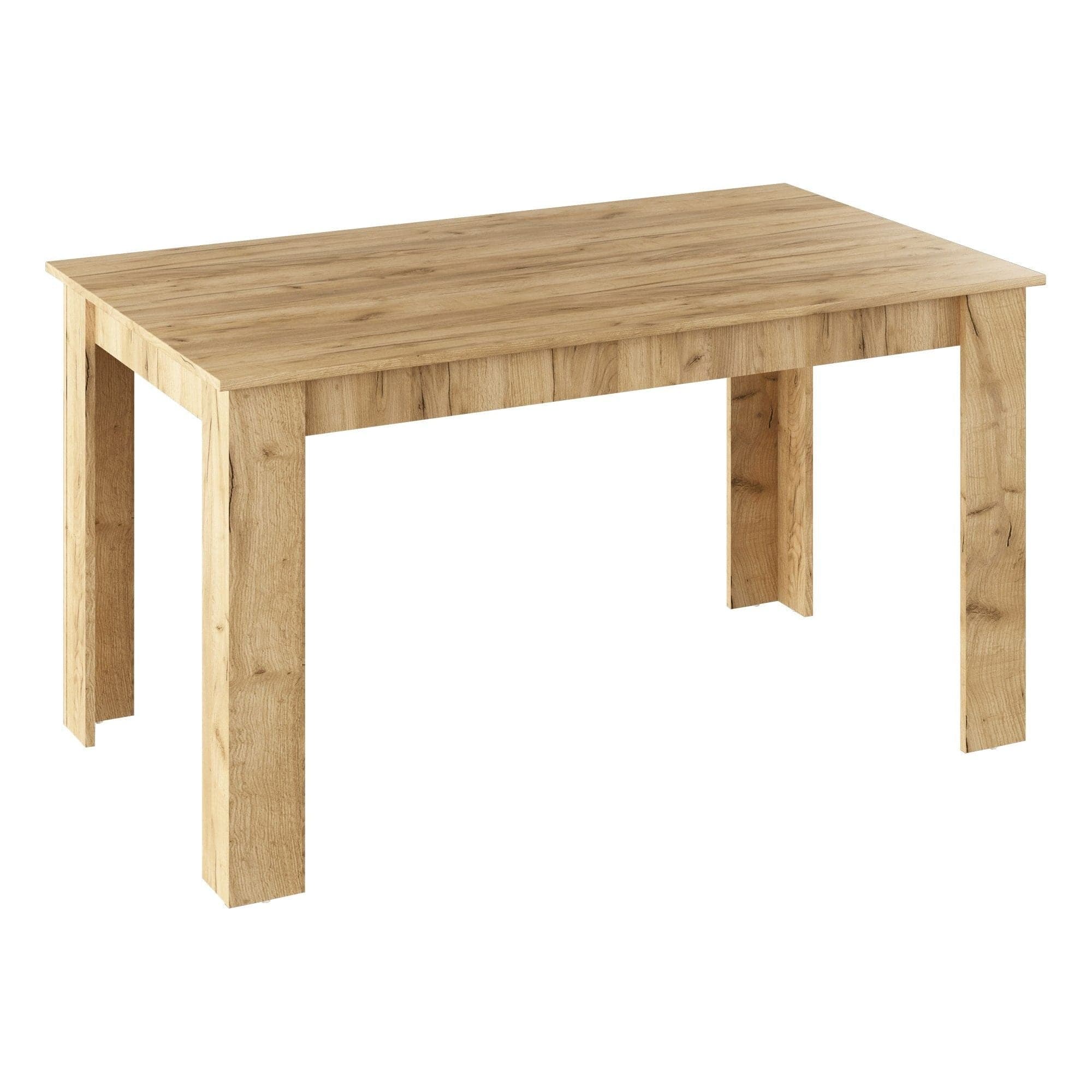 Masa GENERAL NEW, stejar artisan, DTD laminat, 140x80x75 cm