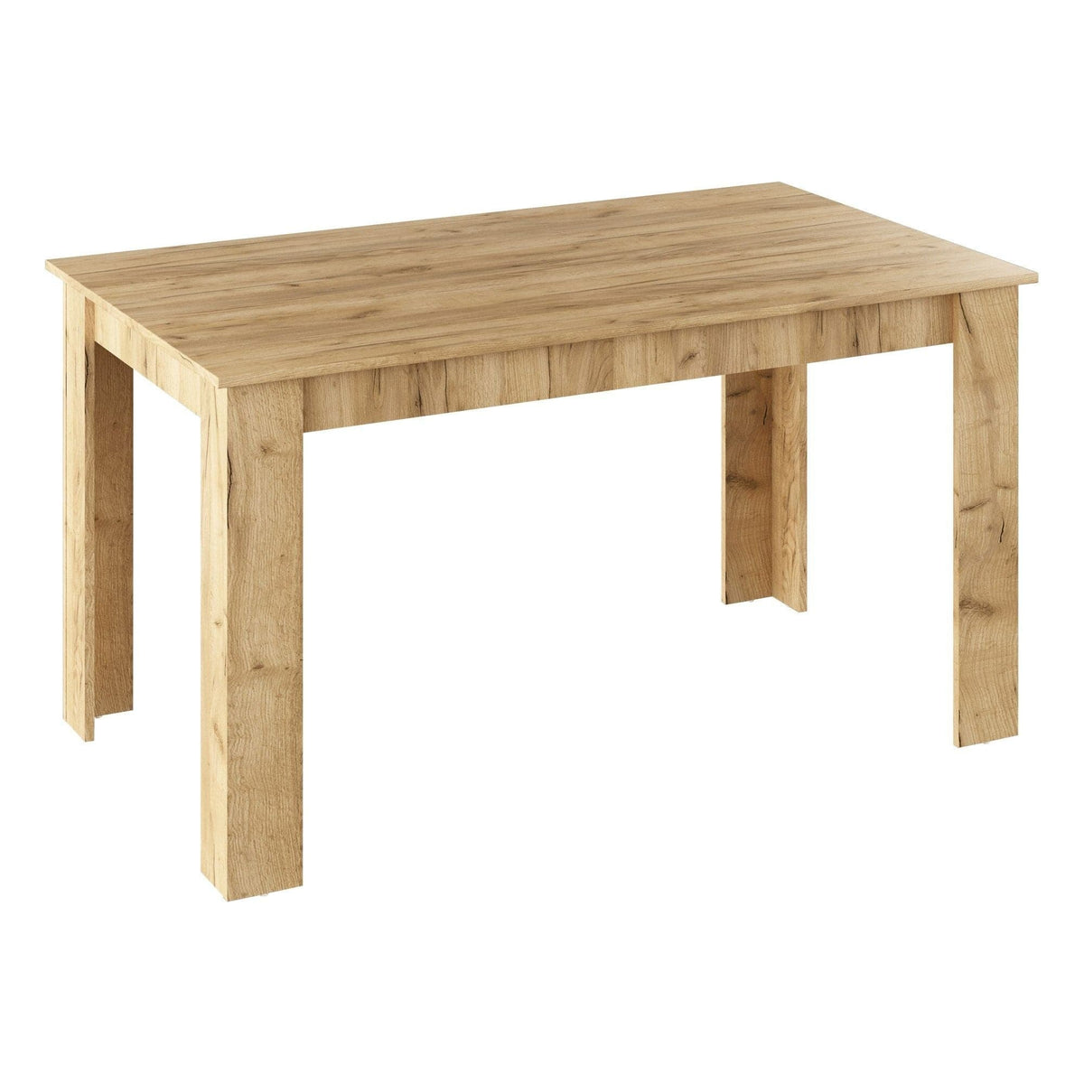 Masa GENERAL NEW, stejar artisan, DTD laminat, 140x80x75 cm