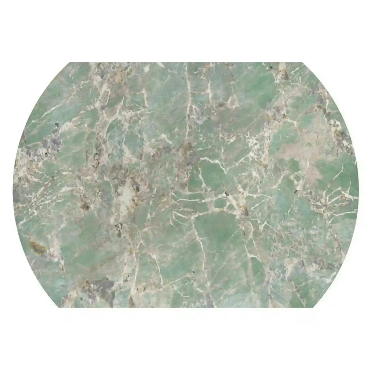 Masa GIOVANI, verde/negru, ceramica/metal, 135x135x76 cm