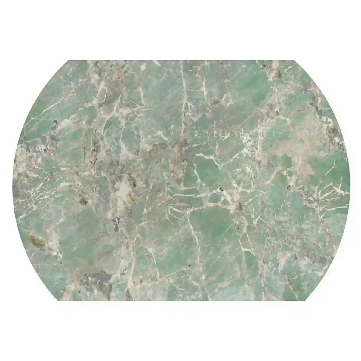 Masa GIOVANI, verde/negru, ceramica/metal, 135x135x76 cm