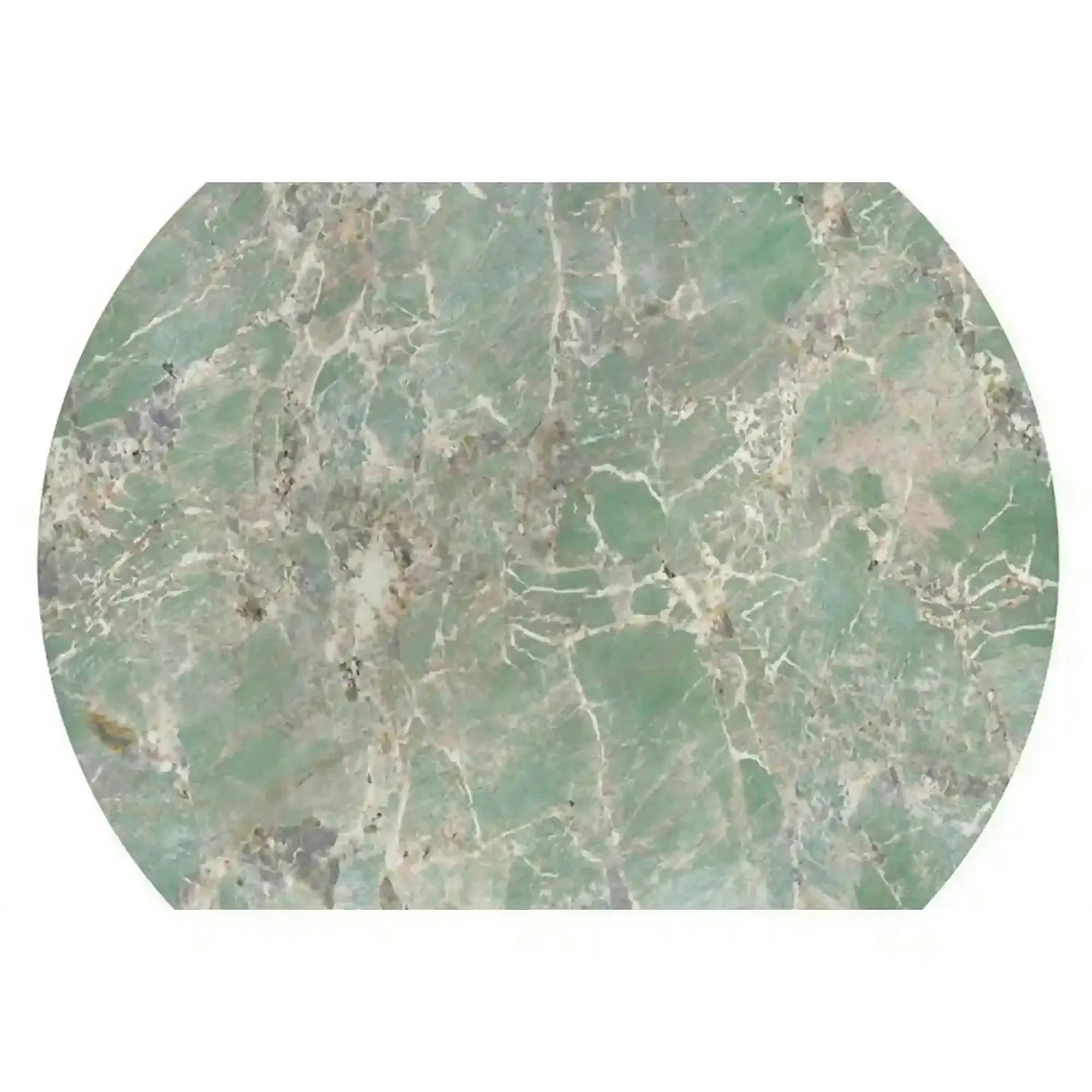 Masa GIOVANI, verde/negru, ceramica/metal, 135x135x76 cm